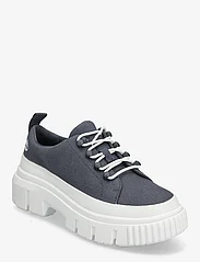 Timberland - Greyfield LACE UP SHOE DARK BLUE CANVAS - sneakers med lavt skaft - dark blue canvas - 0
