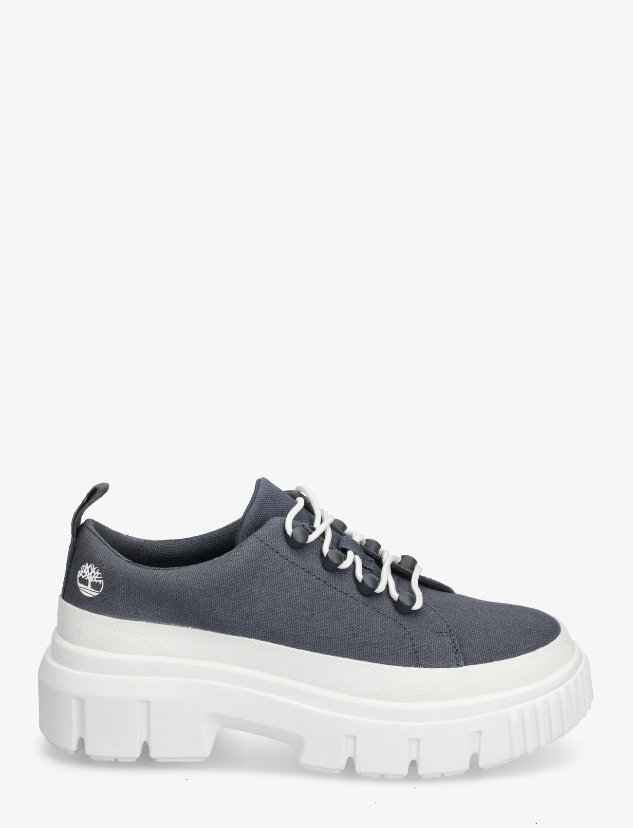Timberland - Greyfield LACE UP SHOE DARK BLUE CANVAS - sneakers med lavt skaft - dark blue canvas - 1