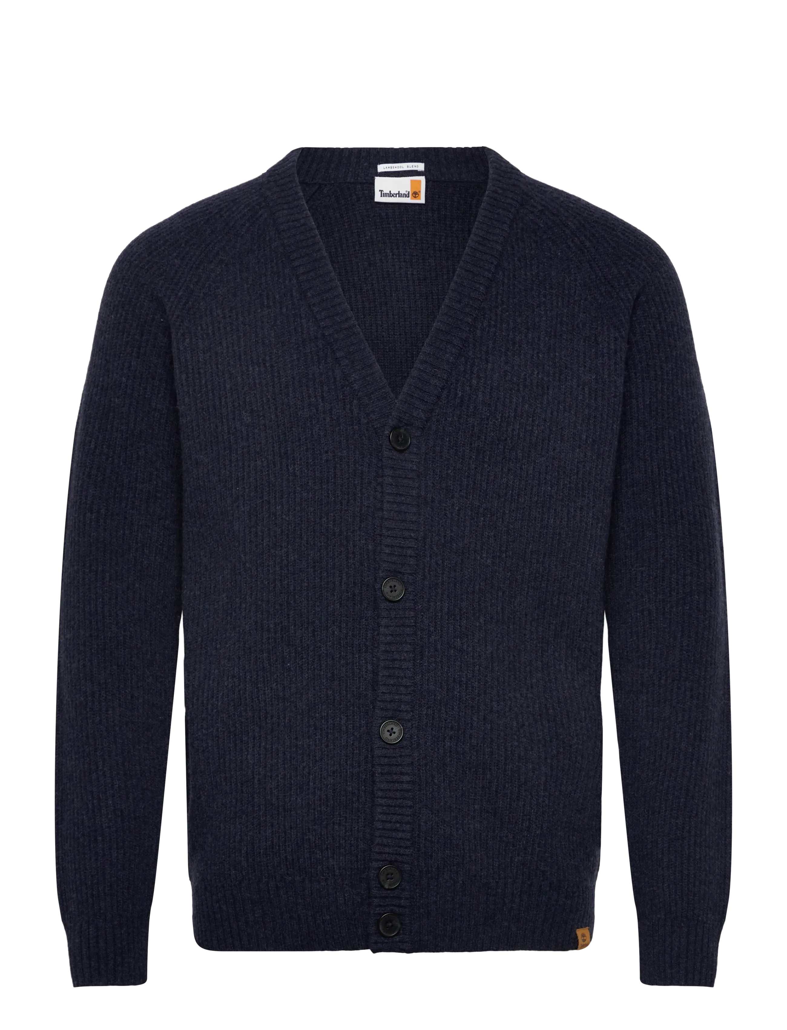 Timberland Raglan Sleeve Cardigan, M, Navy, Strik > Cardigans, Herre