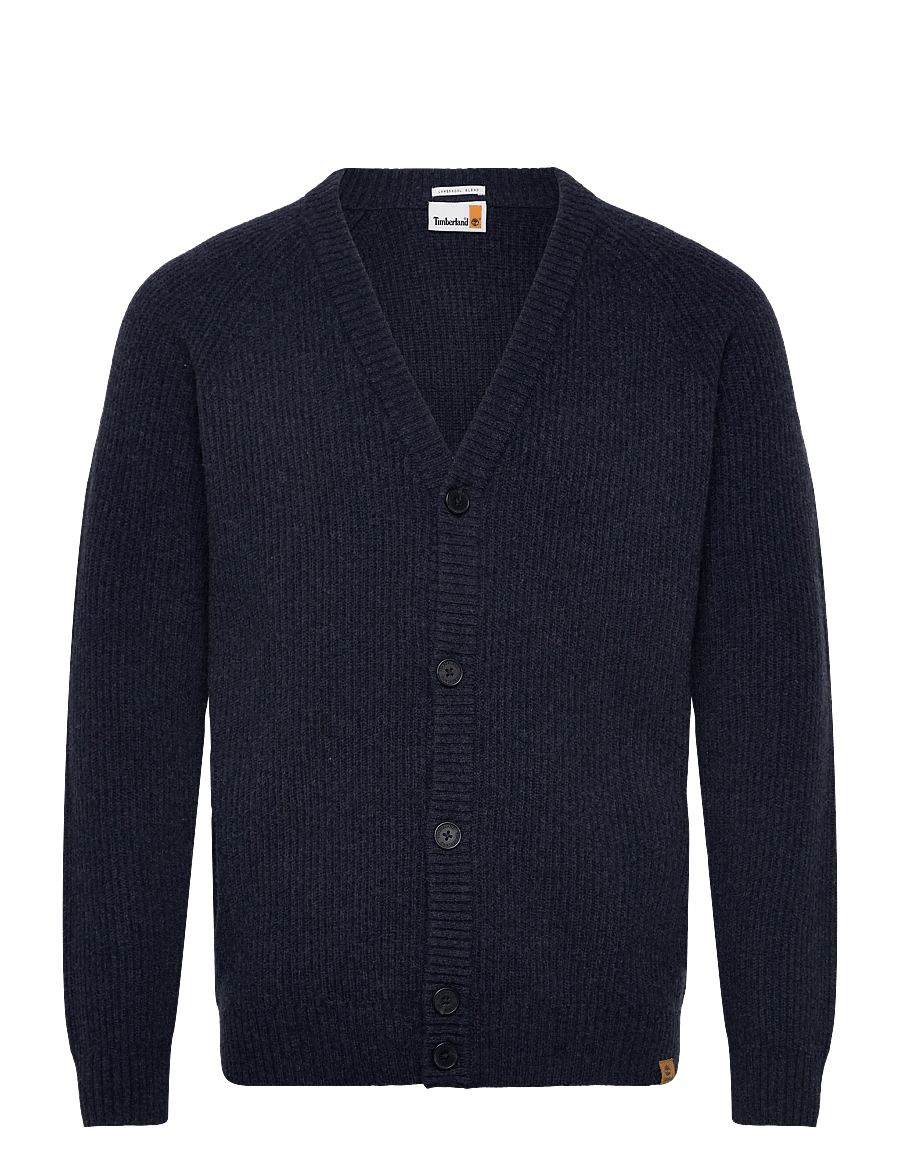 Timberland - Raglan Sleeve Cardigan - jakas - dark spphr hthr - 0