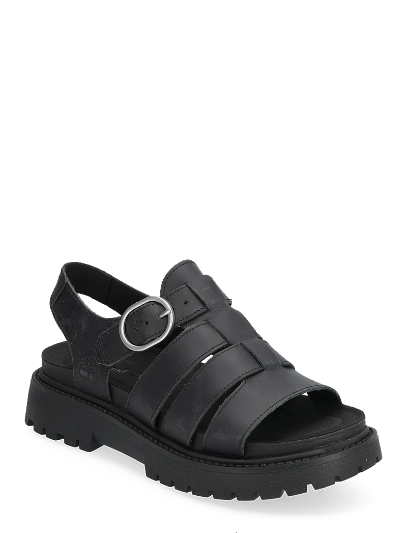 Timberland - FISHERMAN SANDAL - kontsata sandaalid - blk full grain - 0