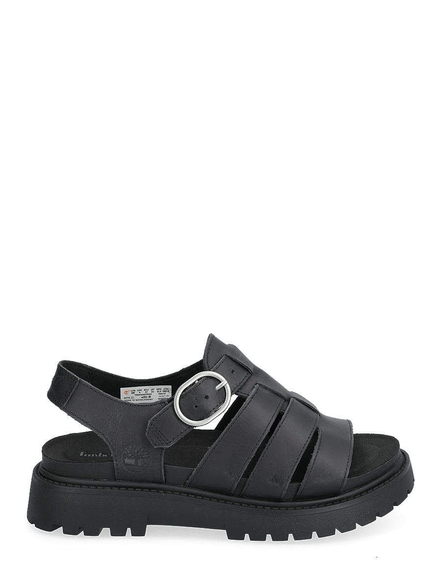 Timberland - FISHERMAN SANDAL - flache sandalen - blk full grain - 1
