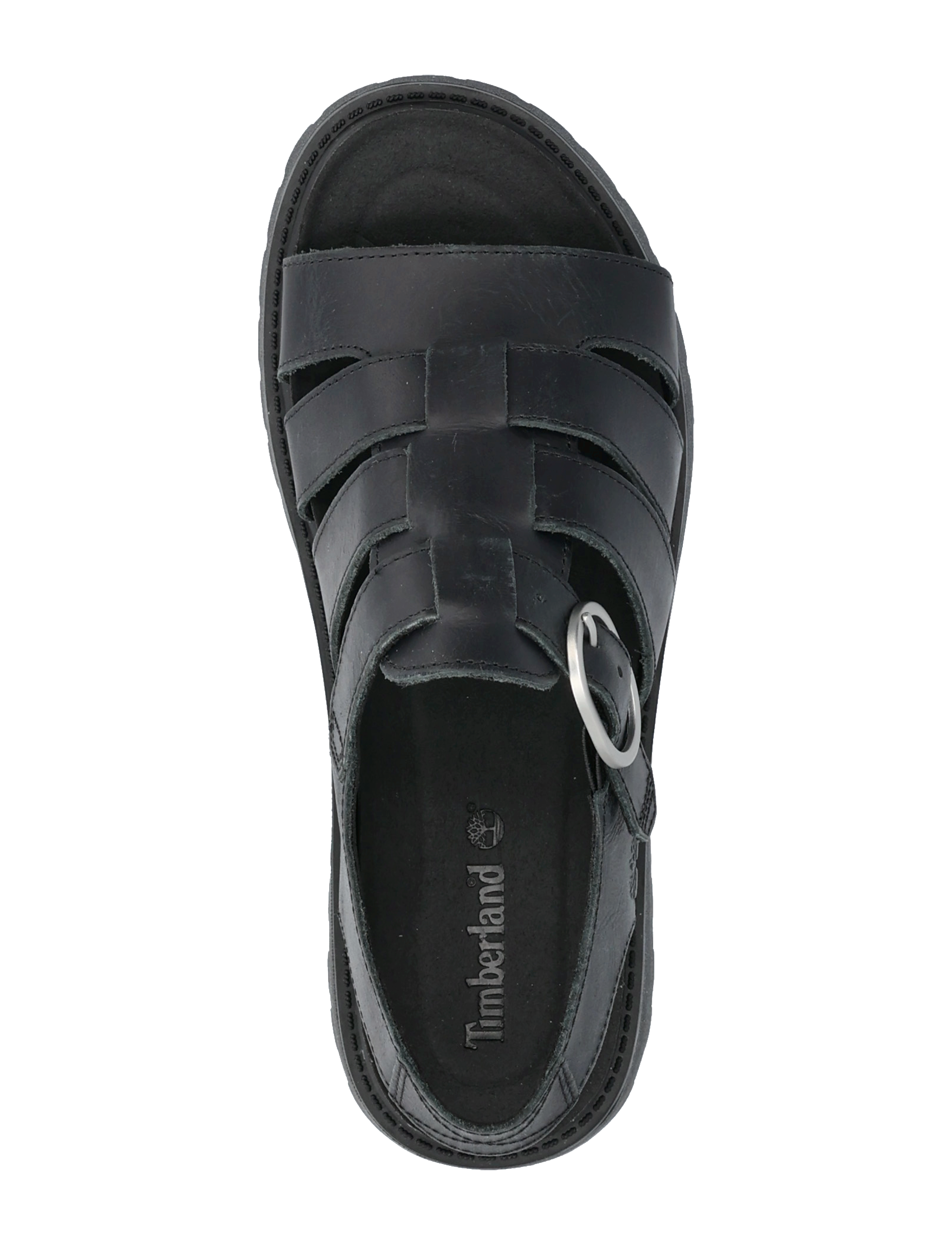 Timberland - FISHERMAN SANDAL - flache sandalen - blk full grain - 3