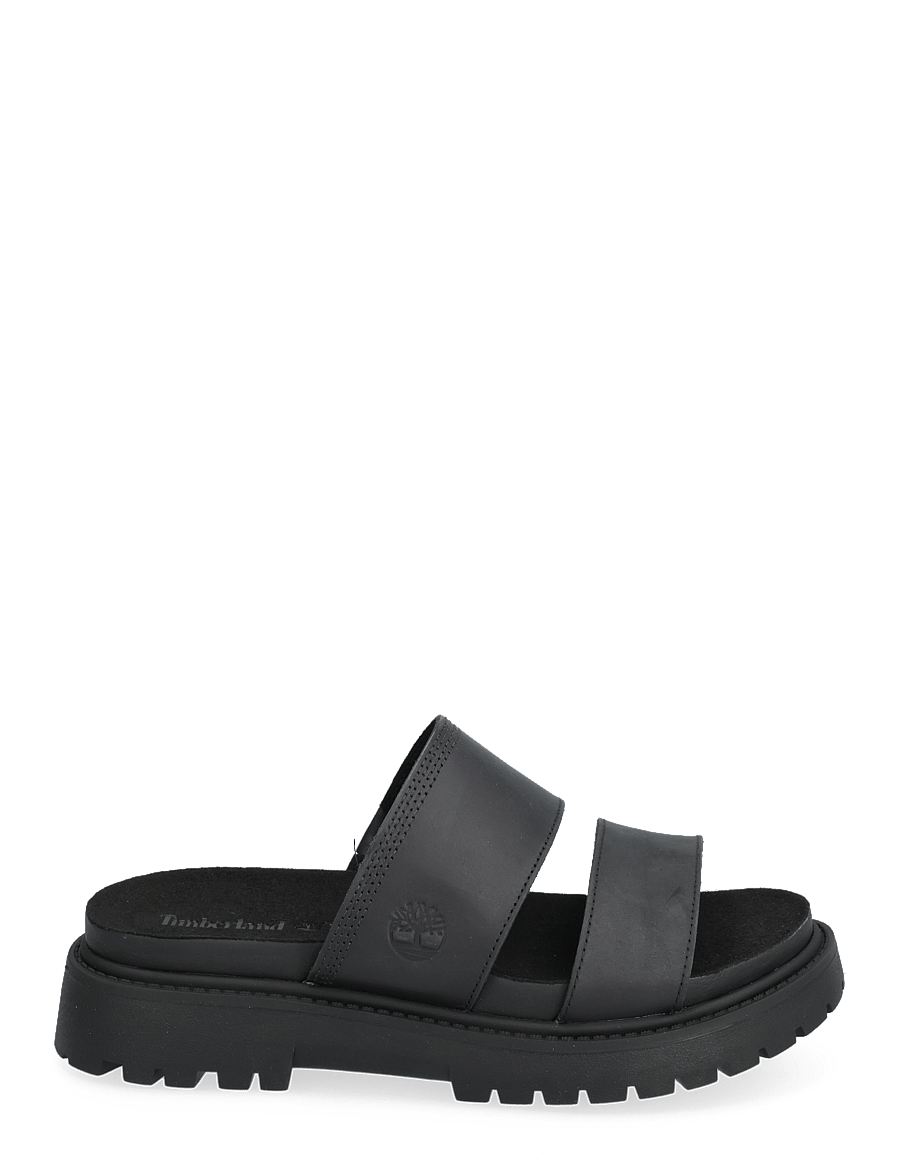 Timberland - Clairemont Way SLIDE SANDAL BLACK FULL GRAIN - black full grain - 1
