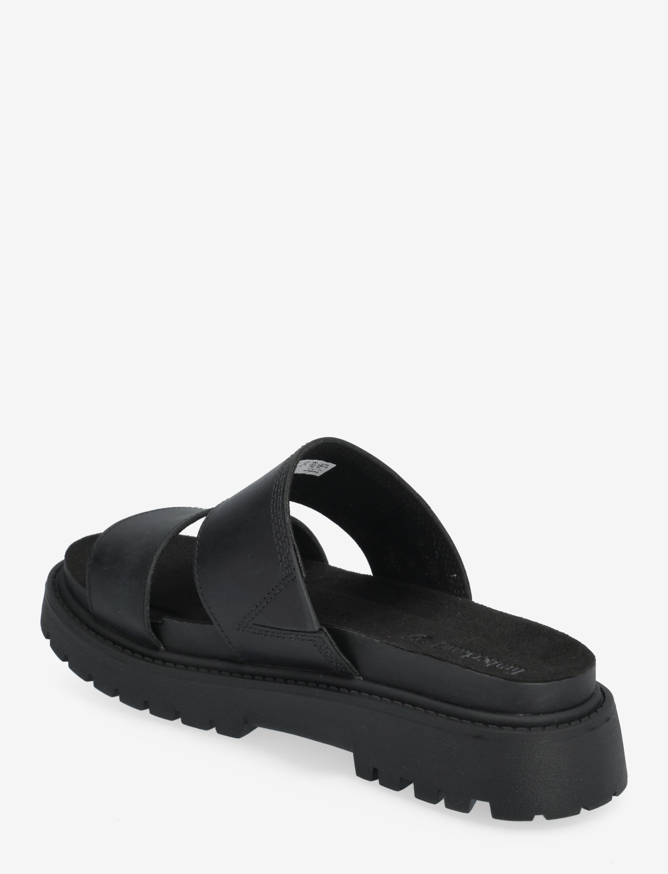 Timberland - Clairemont Way SLIDE SANDAL BLACK FULL GRAIN - platta sandaler - black full grain - 2