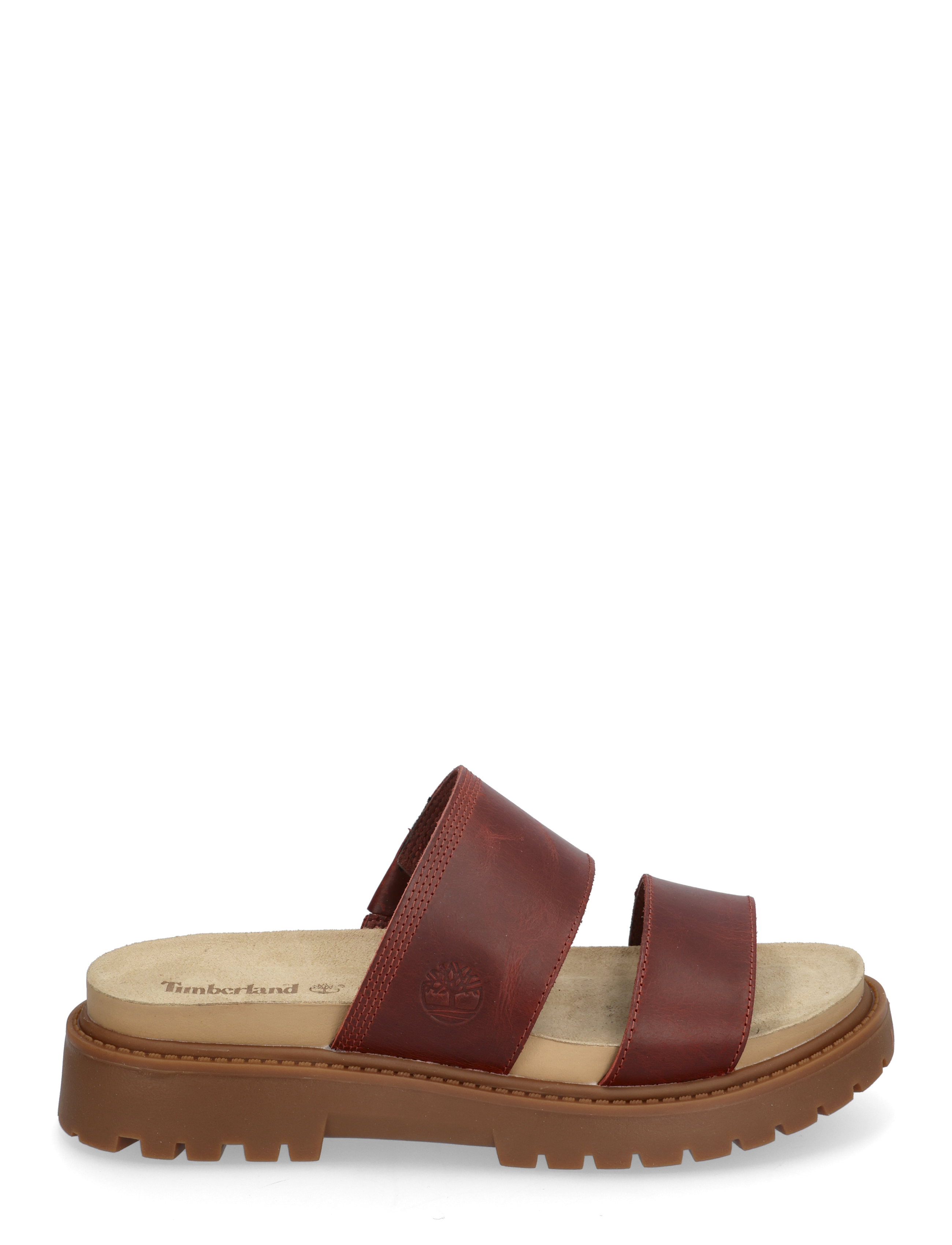 Timberland - SLIDE SANDAL - dk red f grain - 1