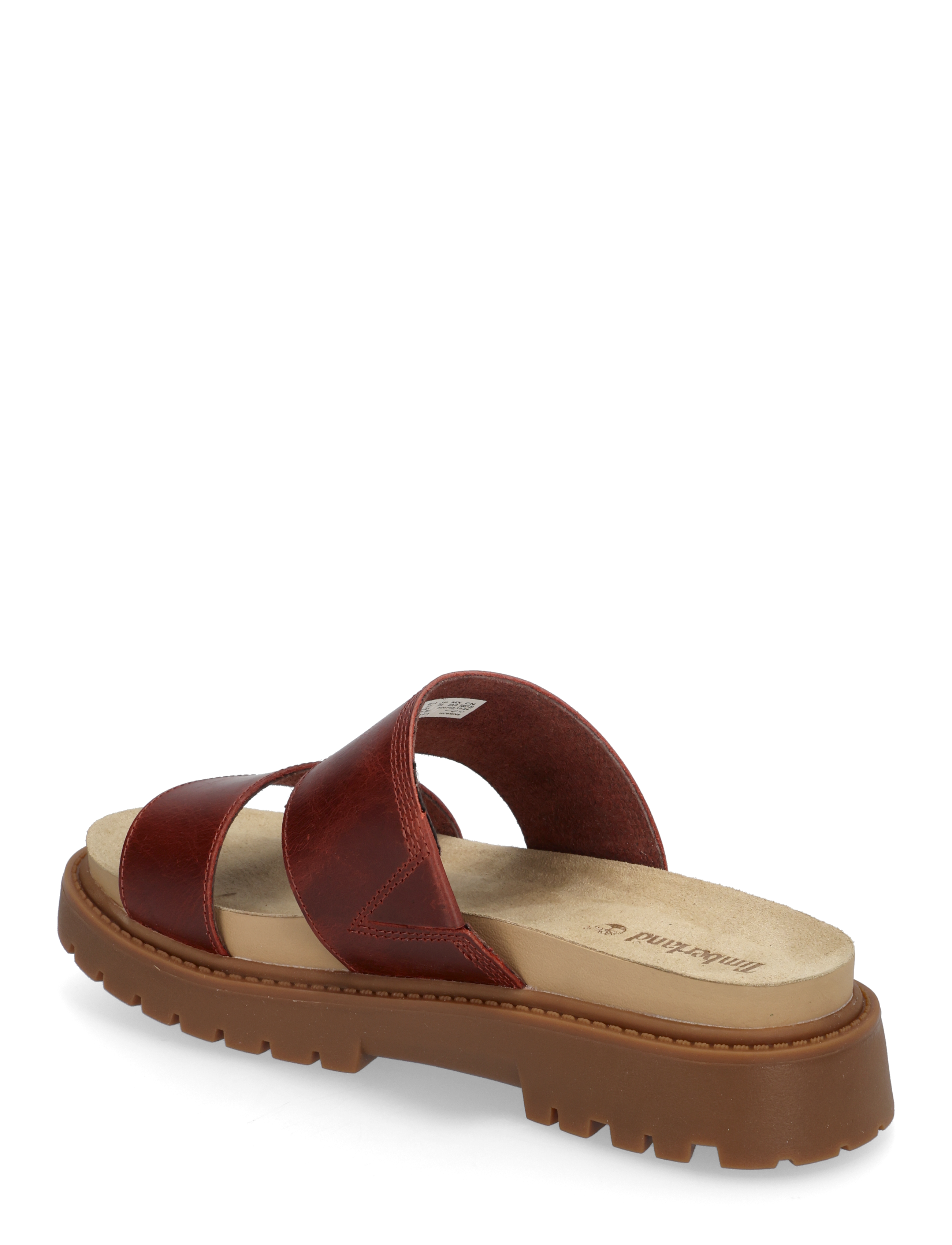 Timberland - SLIDE SANDAL - dk red f grain - 2
