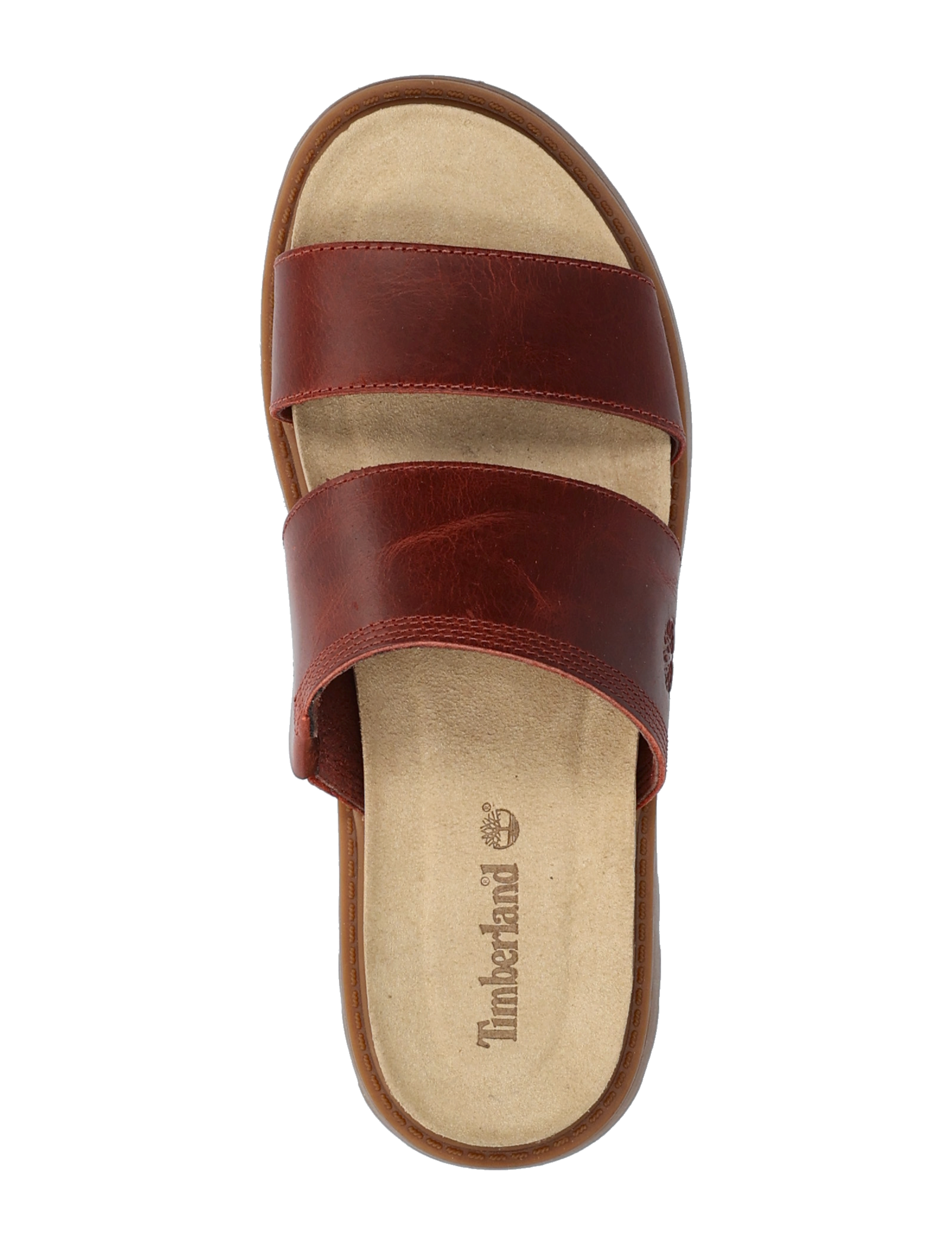 Timberland - SLIDE SANDAL - dk red f grain - 3