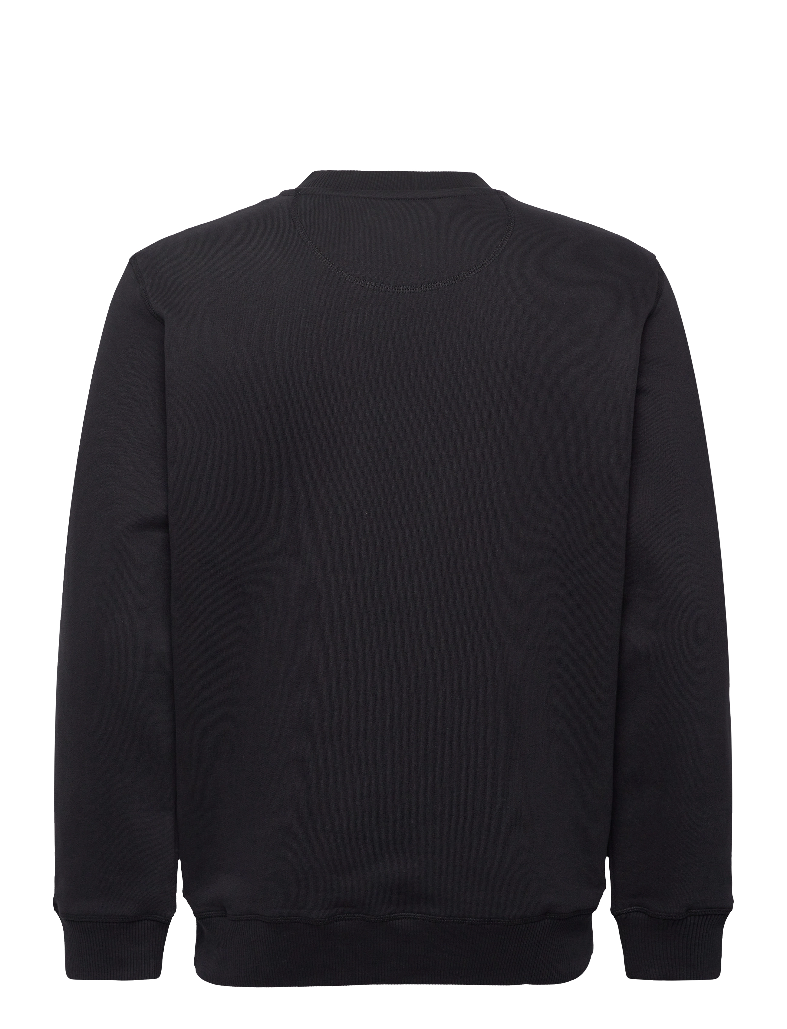 Timberland - ESTABLISHED 1973 Embroidery Logo Brush Back Crew Neck BLACK - black - 1