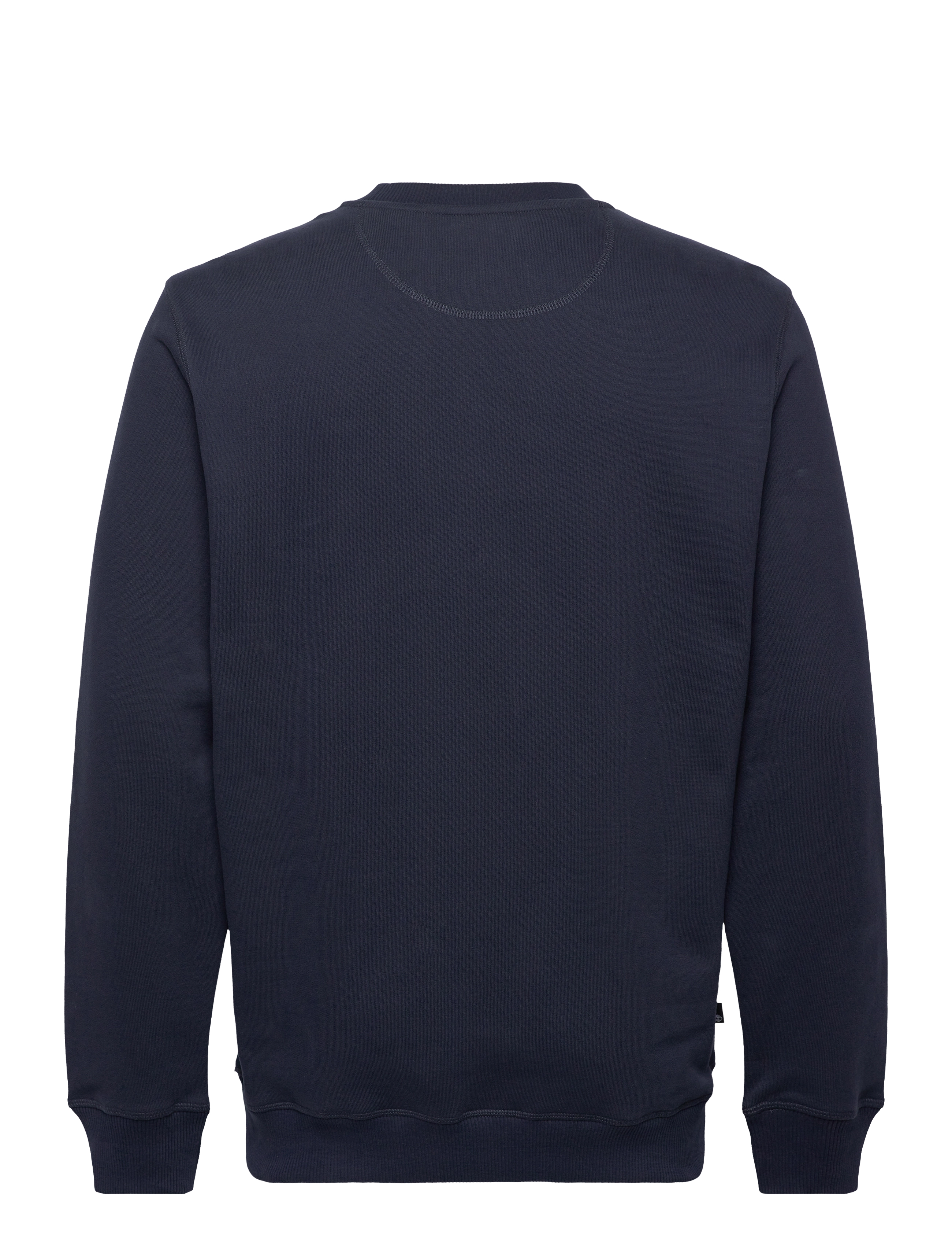 Timberland - ESTABLISHED 1973 Embroidery Logo Brush Back Crew Neck DARK SAPPHIRE - dark sapphire - 1