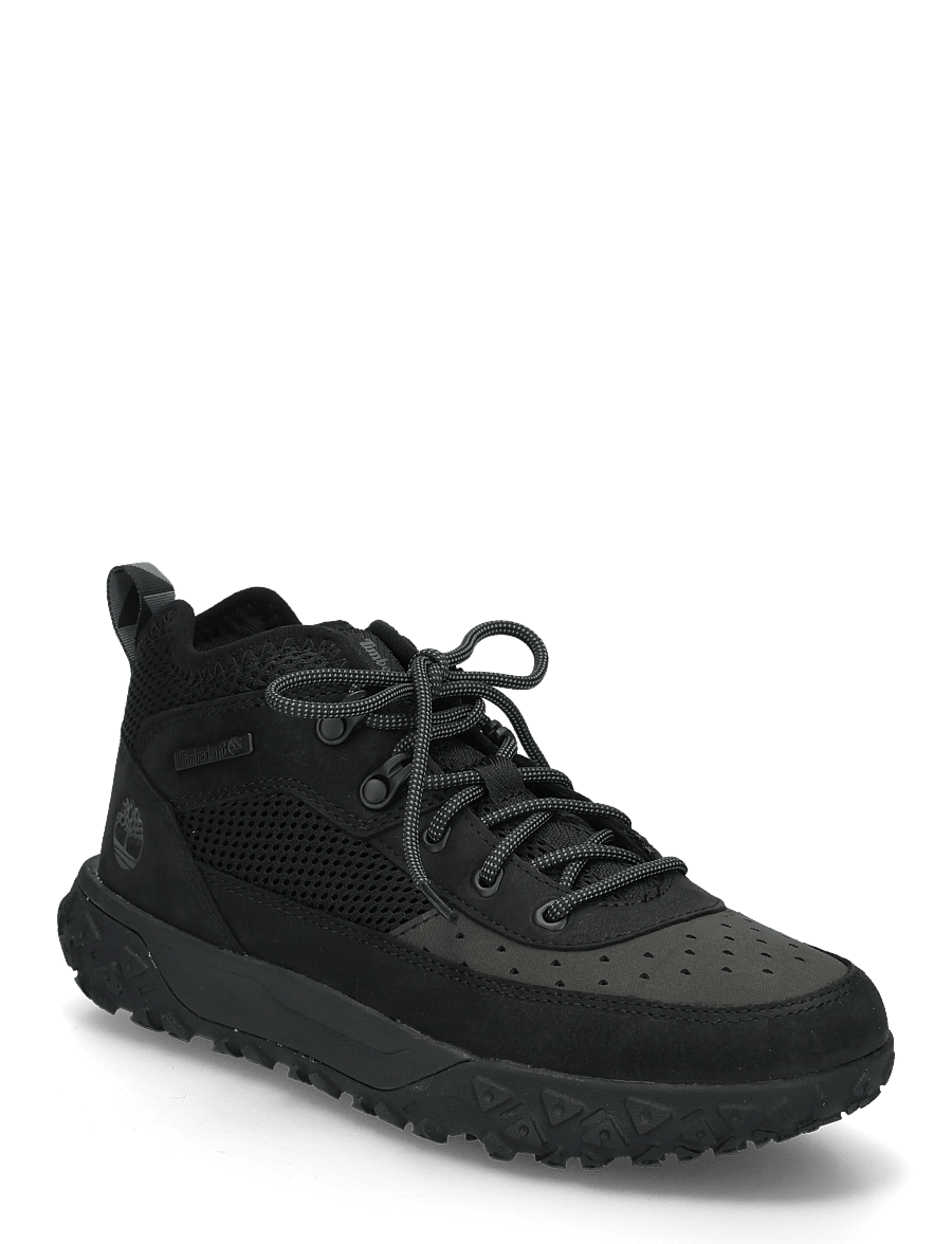 Timberland - MID LACE UP SNEAKER - wanderschuhe - jet black - 0