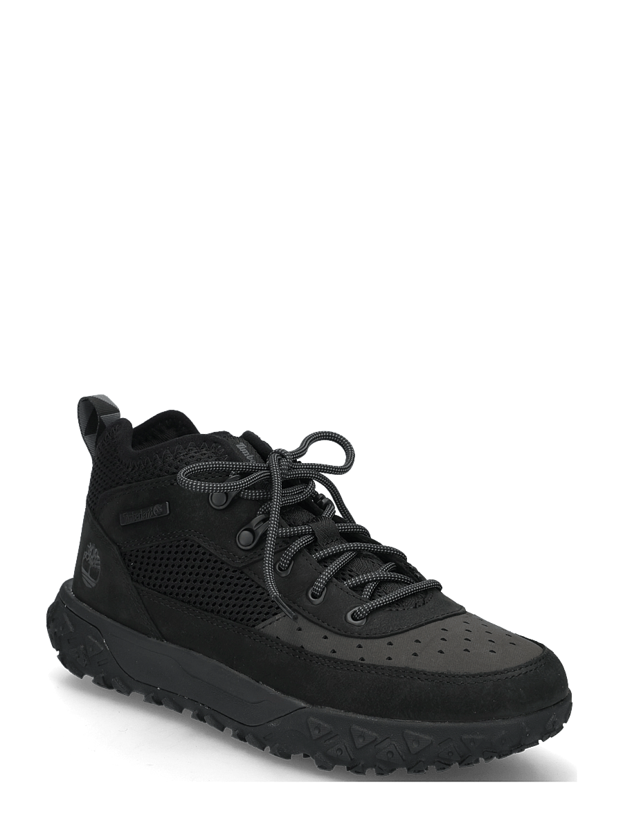 Timberland - MID LACE UP SNEAKER - wanderschuhe - jet black - 0