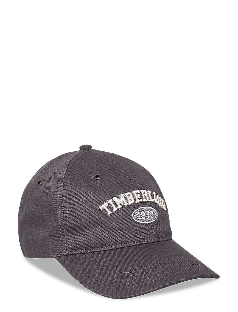 Timberland - Denim Varsity Baseball Cap BLACKENED PEARL - caps - dark grey - 0