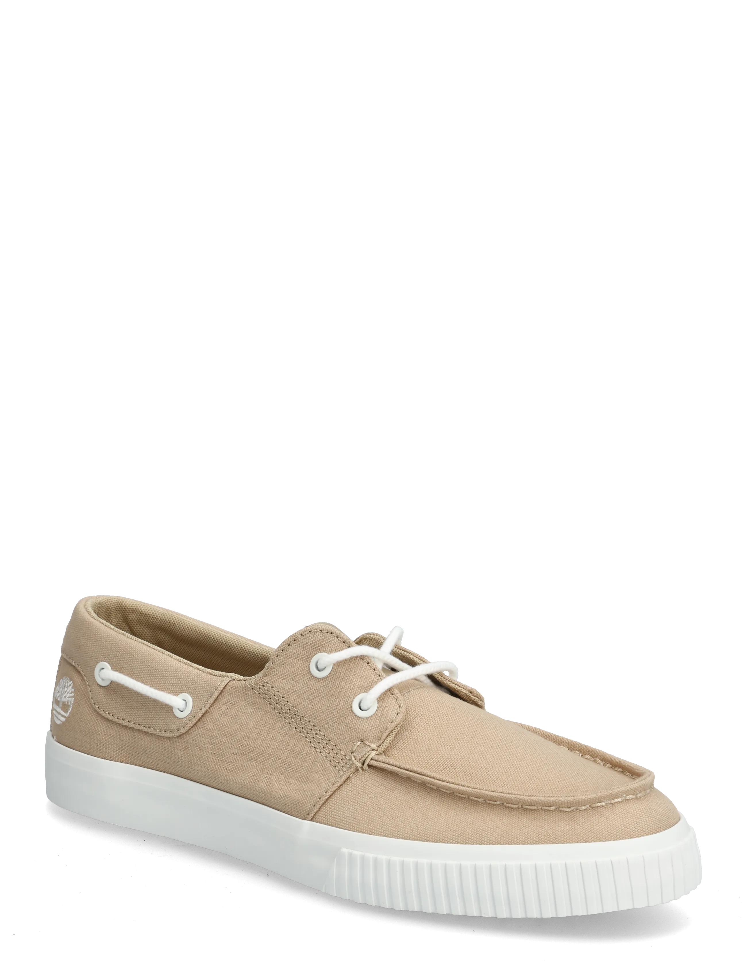 Timberland Mylo Bay Low Lace Up Sneaker Light Beige Canvas, Mænd, Båd Sneaker, Brun, Str: 44