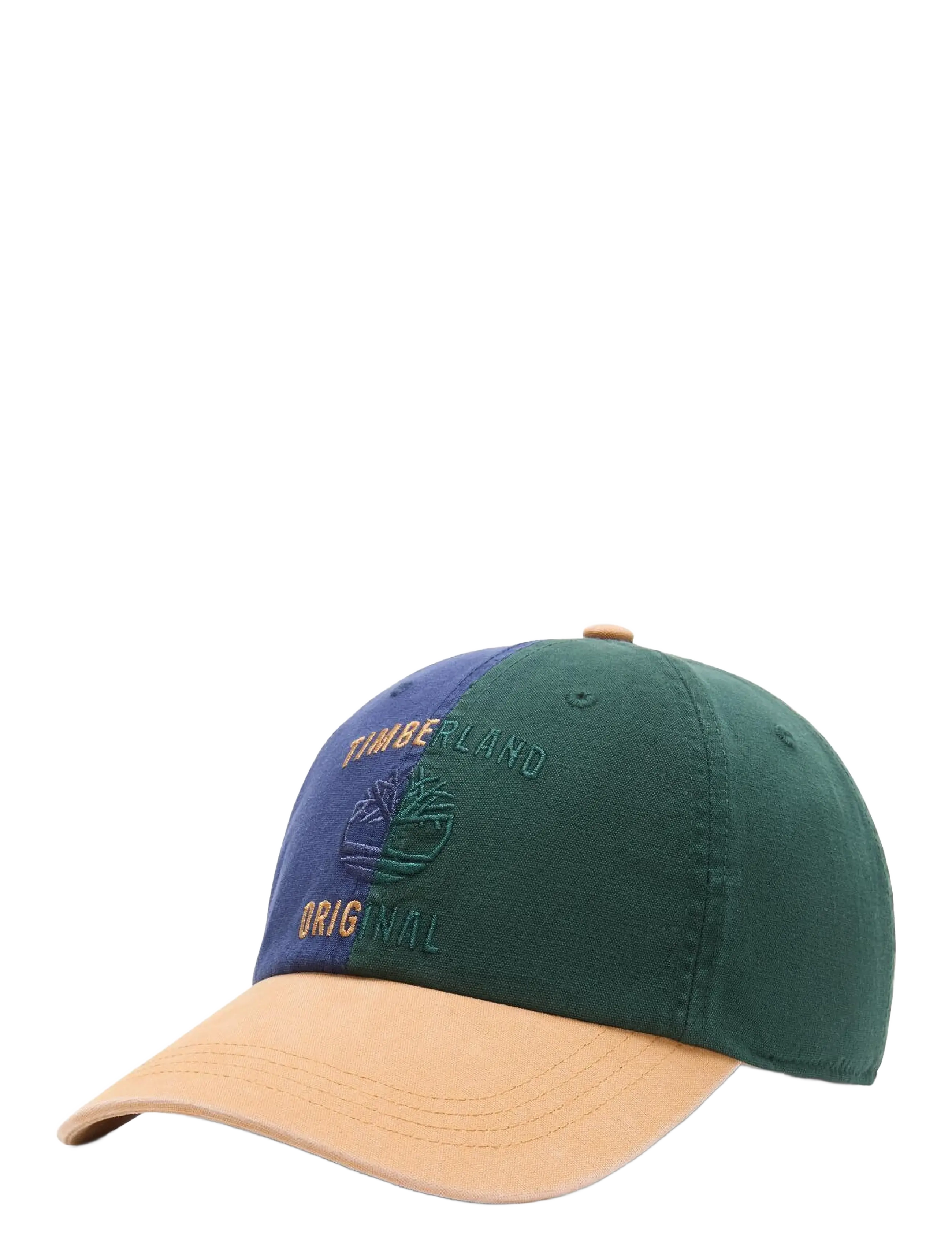 Timberland Split Logo Canvas Baseball Cap - Accessoires - WHEAT / beige