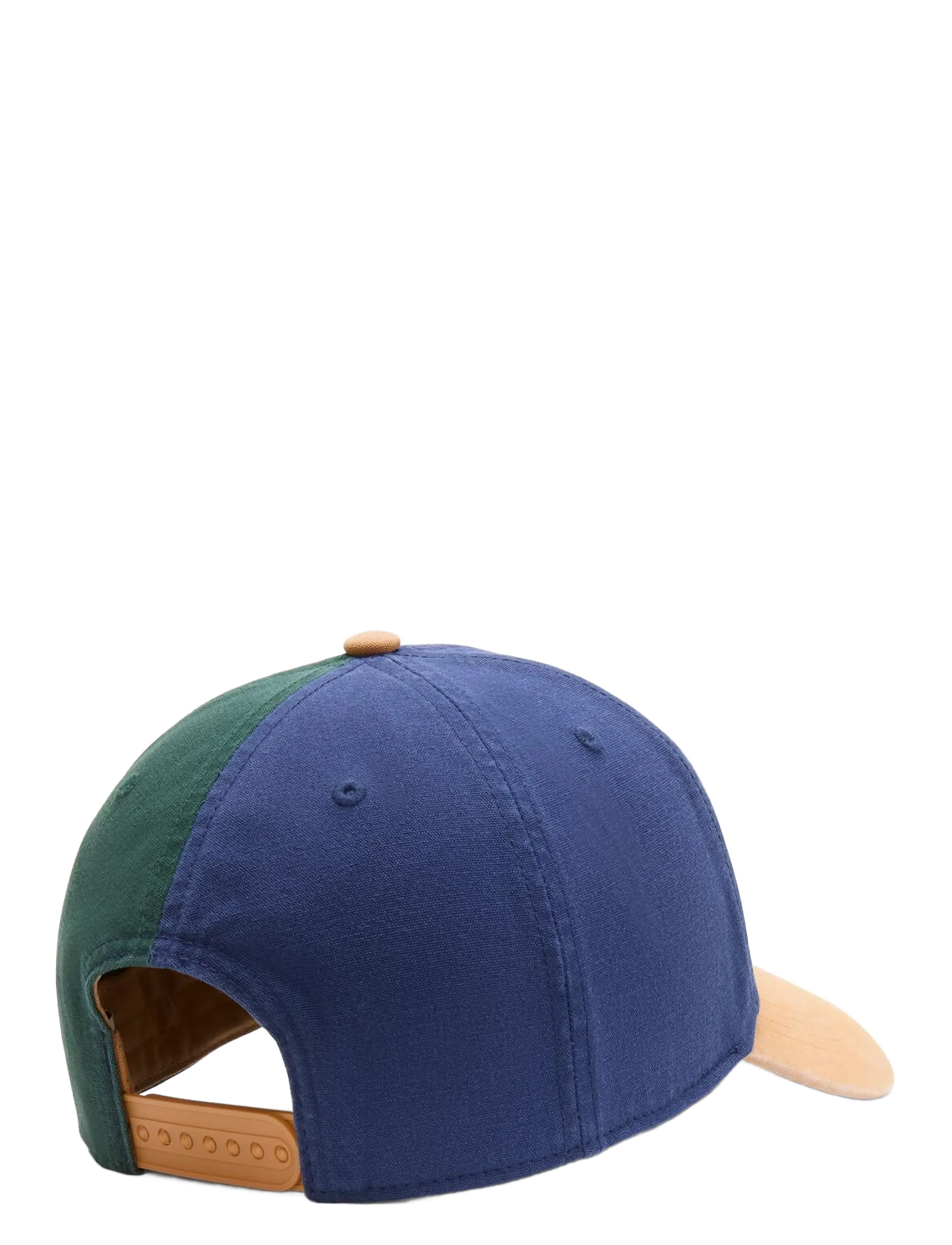 Timberland - Split Logo Canvas Baseball Cap - kappen - wheat - 1