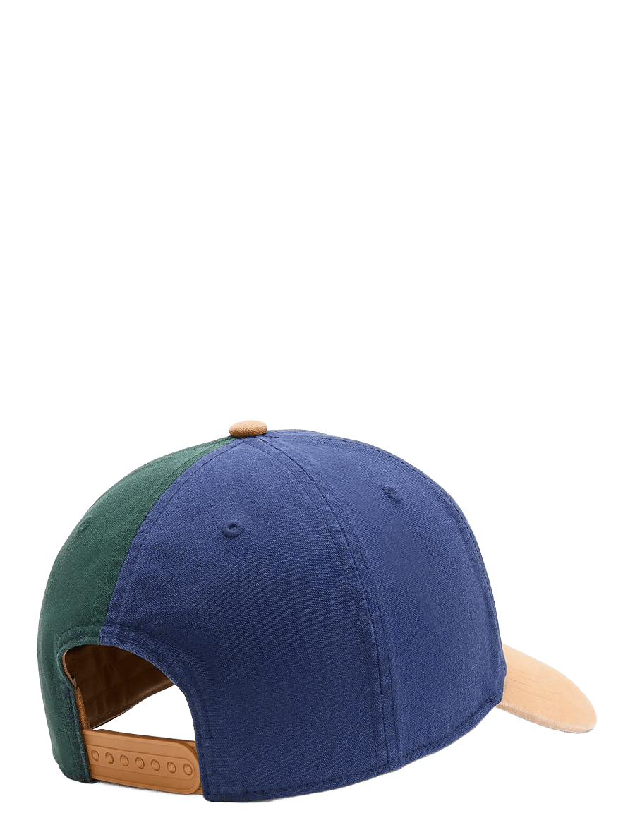 Timberland - Split Logo Canvas Baseball Cap - kappen - wheat - 1