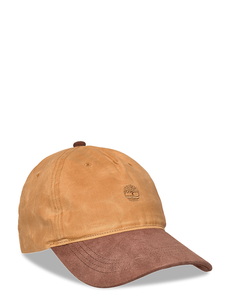 Timberland - Waxed Canvas Baseball Cap WHEAT - caps - wheat - 0