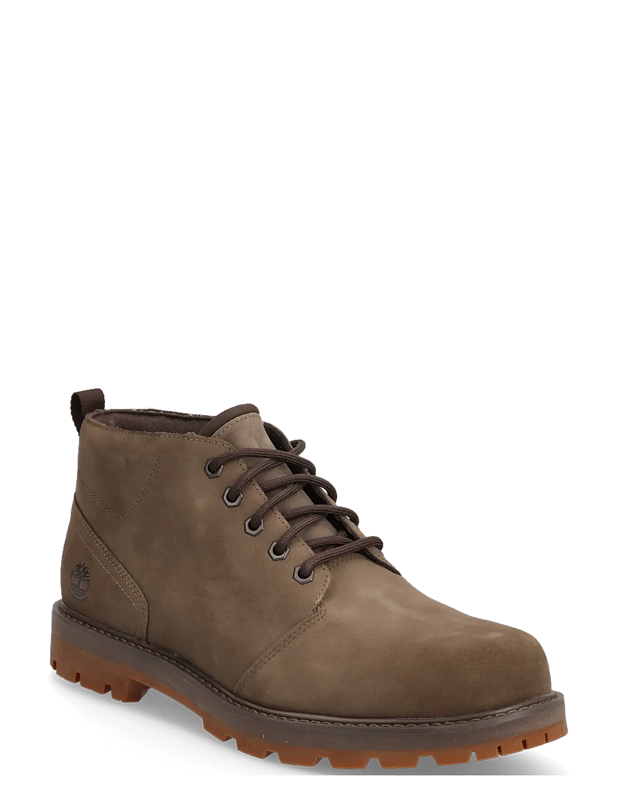 Timberland - MID LACE UP WATERPROOF CHUKKA BOOT - støvler med snøre - md brn nubuck - 0