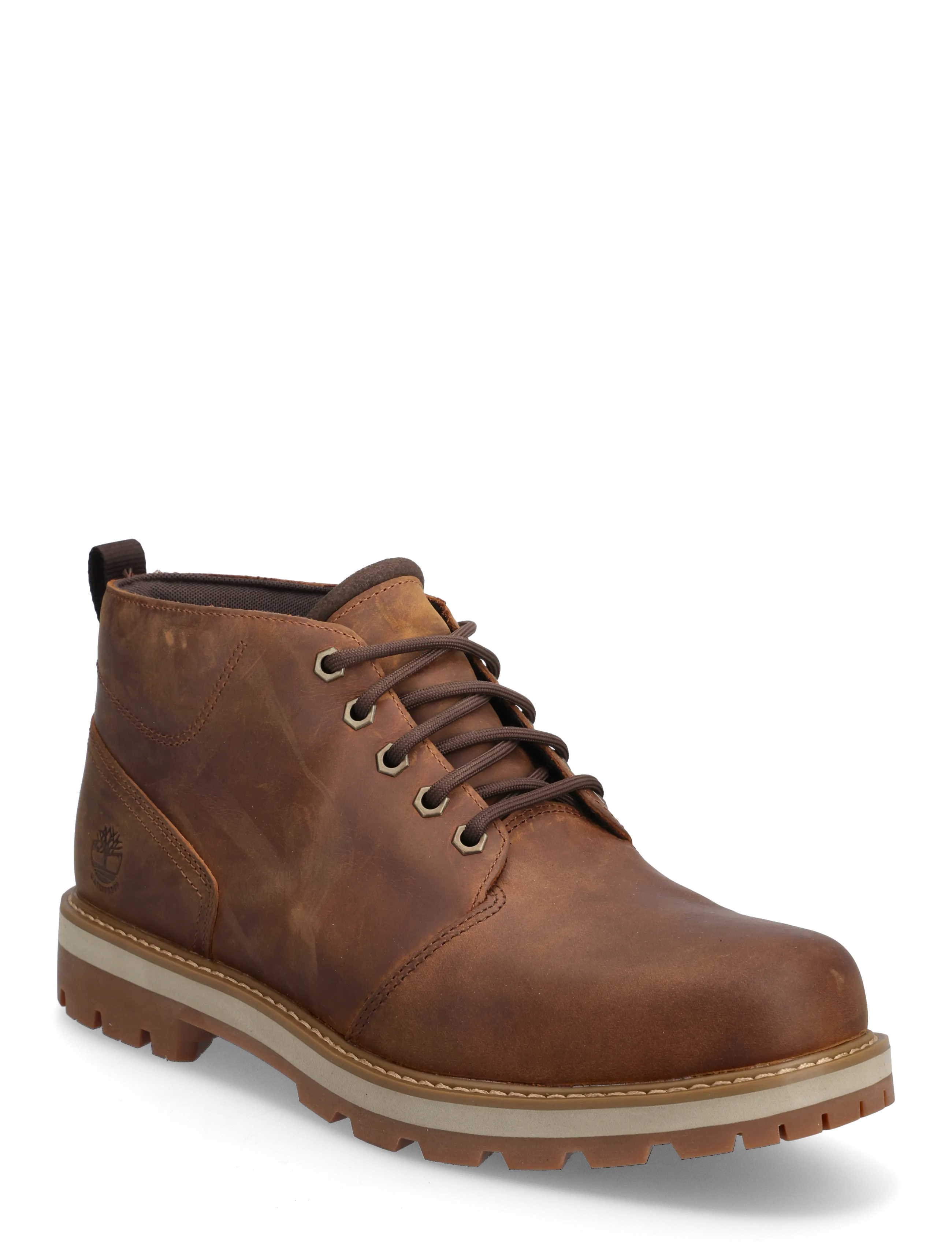 Timberland MID LACE UP WATERPROOF CHUKKA BOOT - Schuhe - RST FULL GRAIN / brown