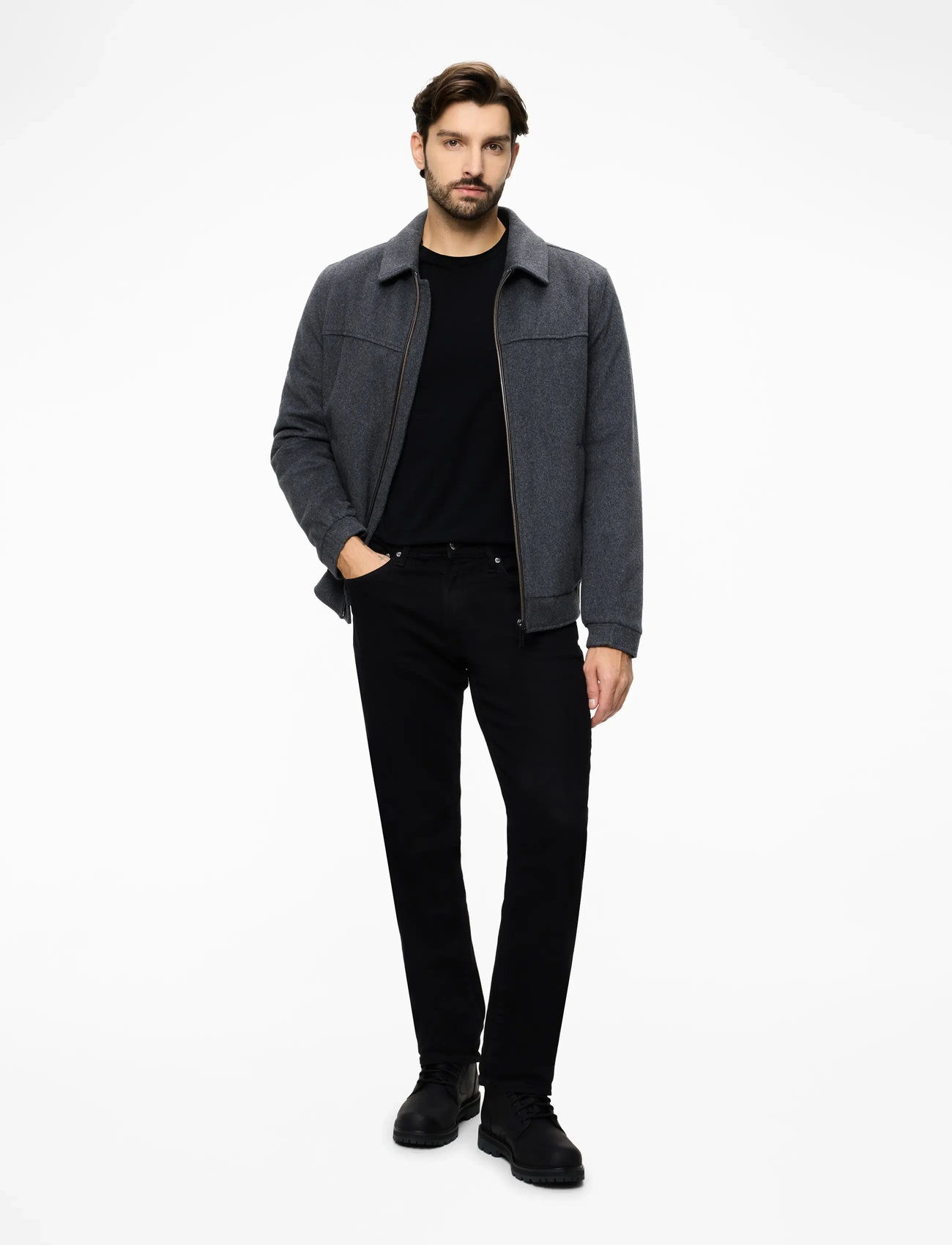 Timberland - MID LACE UP WATERPROOF BOOT - blk full grain - 2