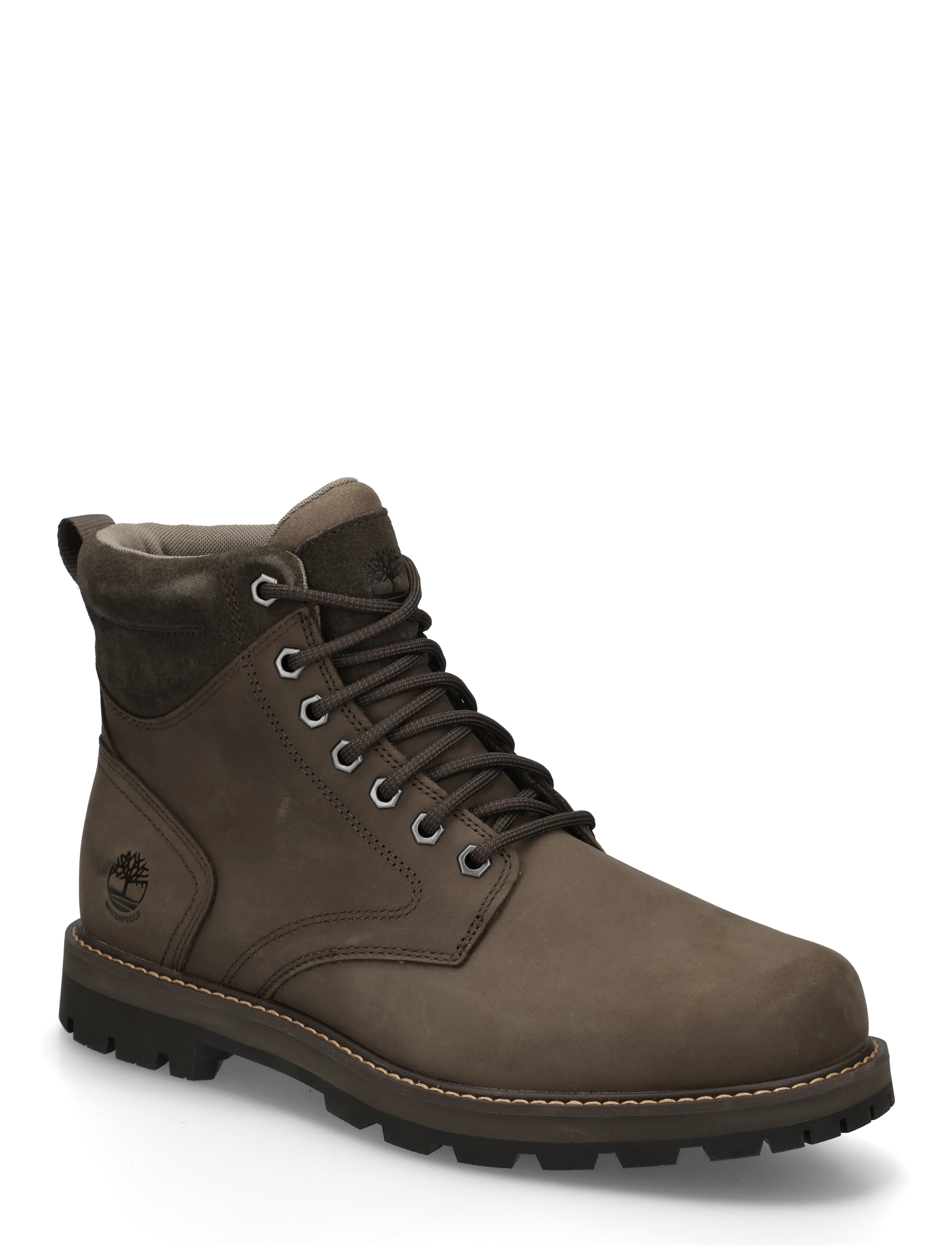 Timberland MID LACE UP WATERPROOF BOOT - Shoes - DK BRN NUBUCK / brown