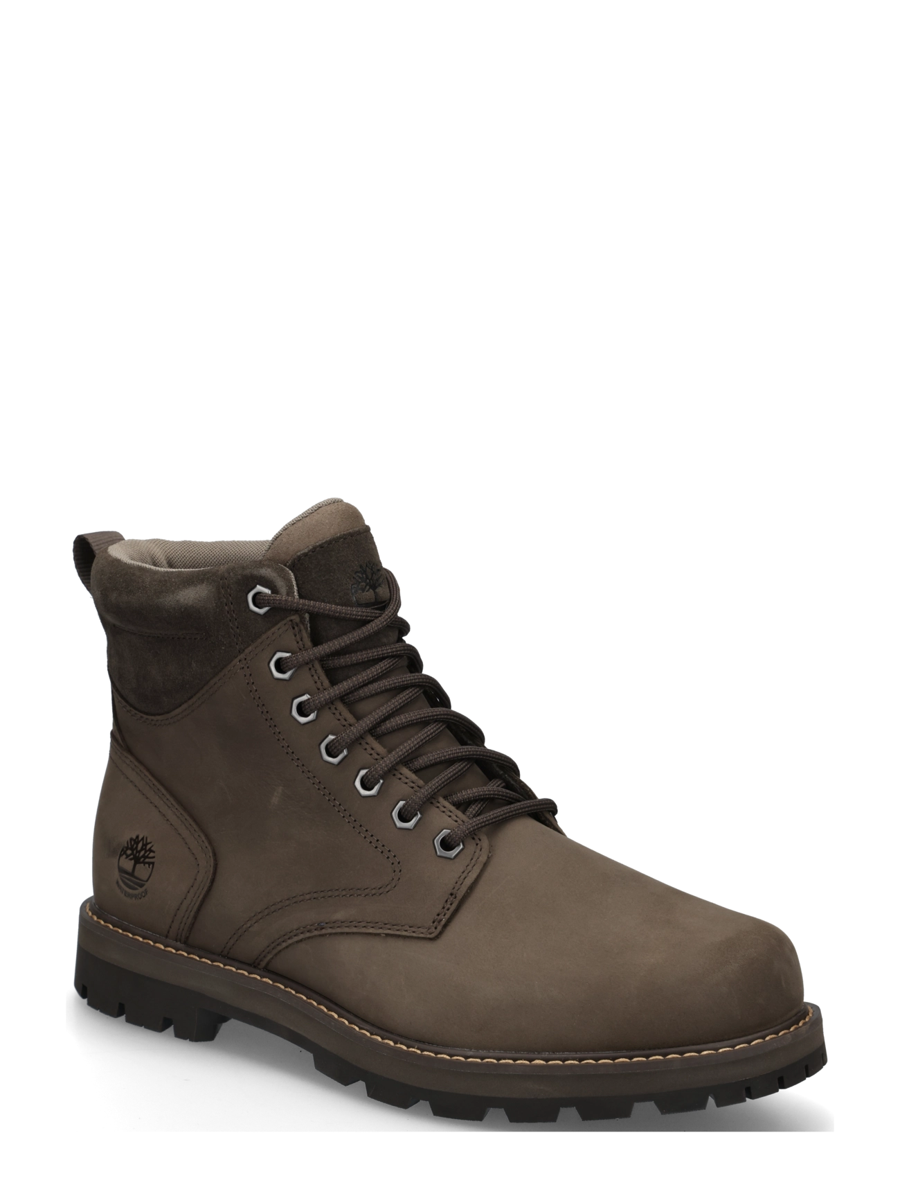 Timberland MID LACE UP WATERPROOF BOOT - Uus - DK BRN NUBUCK / brown