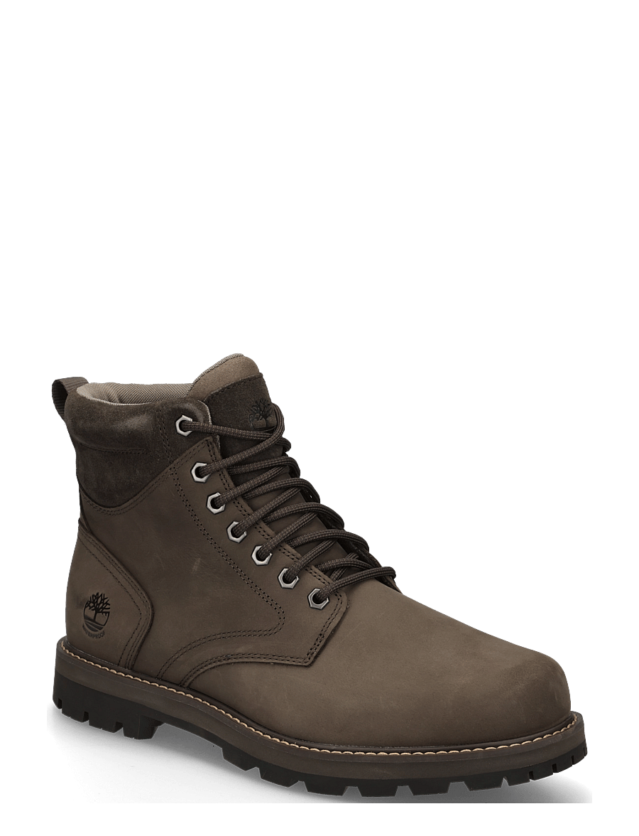 Timberland - MID LACE UP WATERPROOF BOOT - schnürstiefel - dk brn nubuck - 0