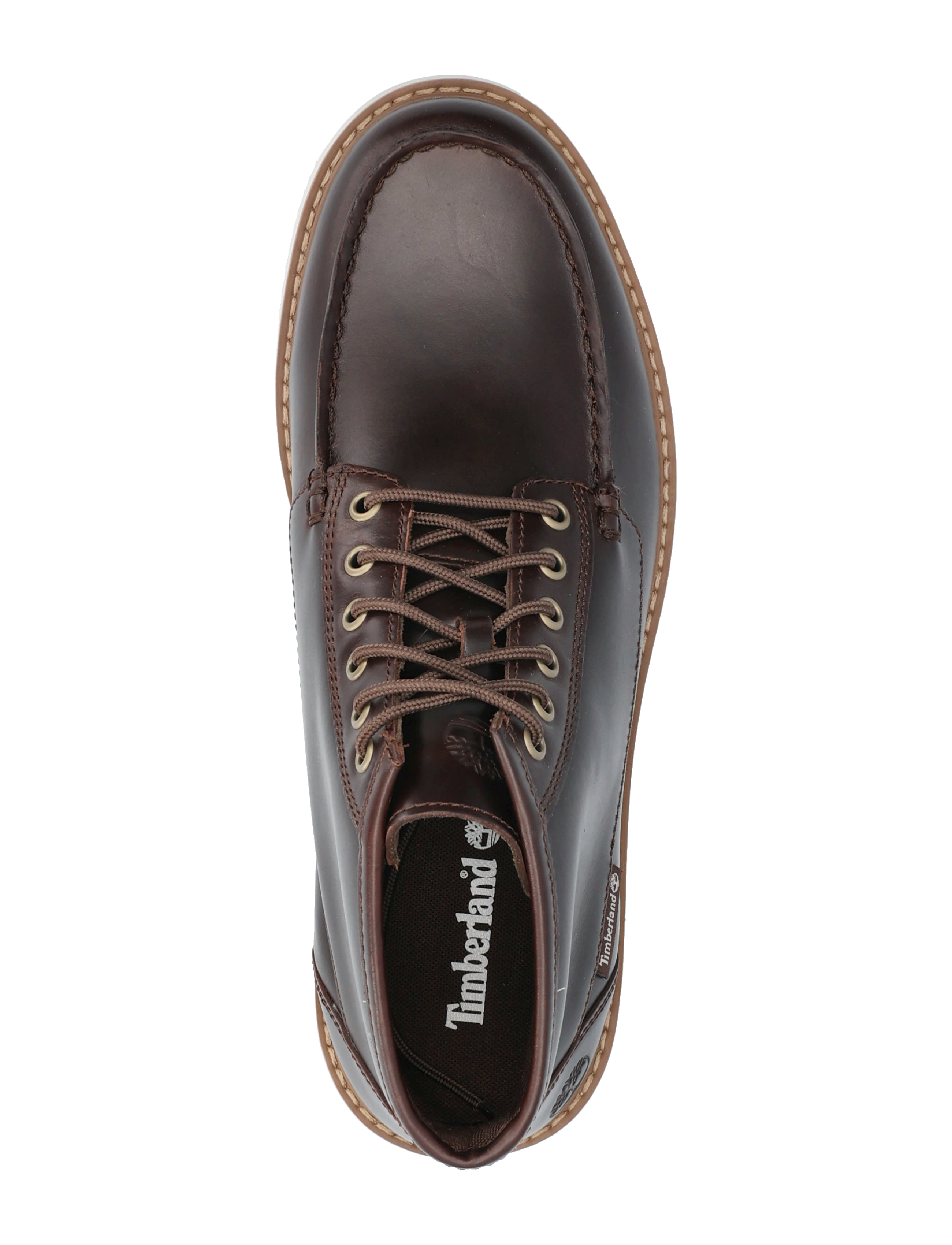 Timberland - NEWMARKET MID LACE UP CHUKKA BOOT MEDIUM BROWN FULL GRAIN - medium brown full grain - 4