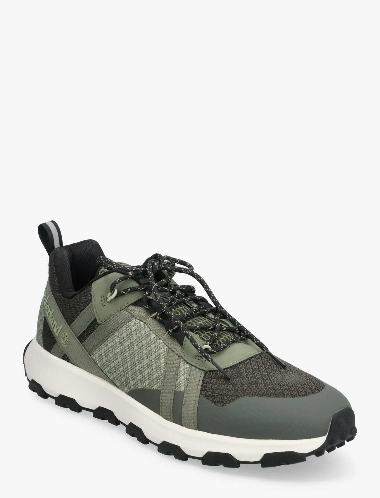 Timberland - Winsor Trail LOW LACE UP SNEAKER DARK GREEN MESH - lave sneakers - dark green mesh - 0