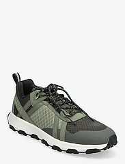 Timberland - Winsor Trail LOW LACE UP SNEAKER DARK GREEN MESH - låga sneakers - dark green mesh - 0