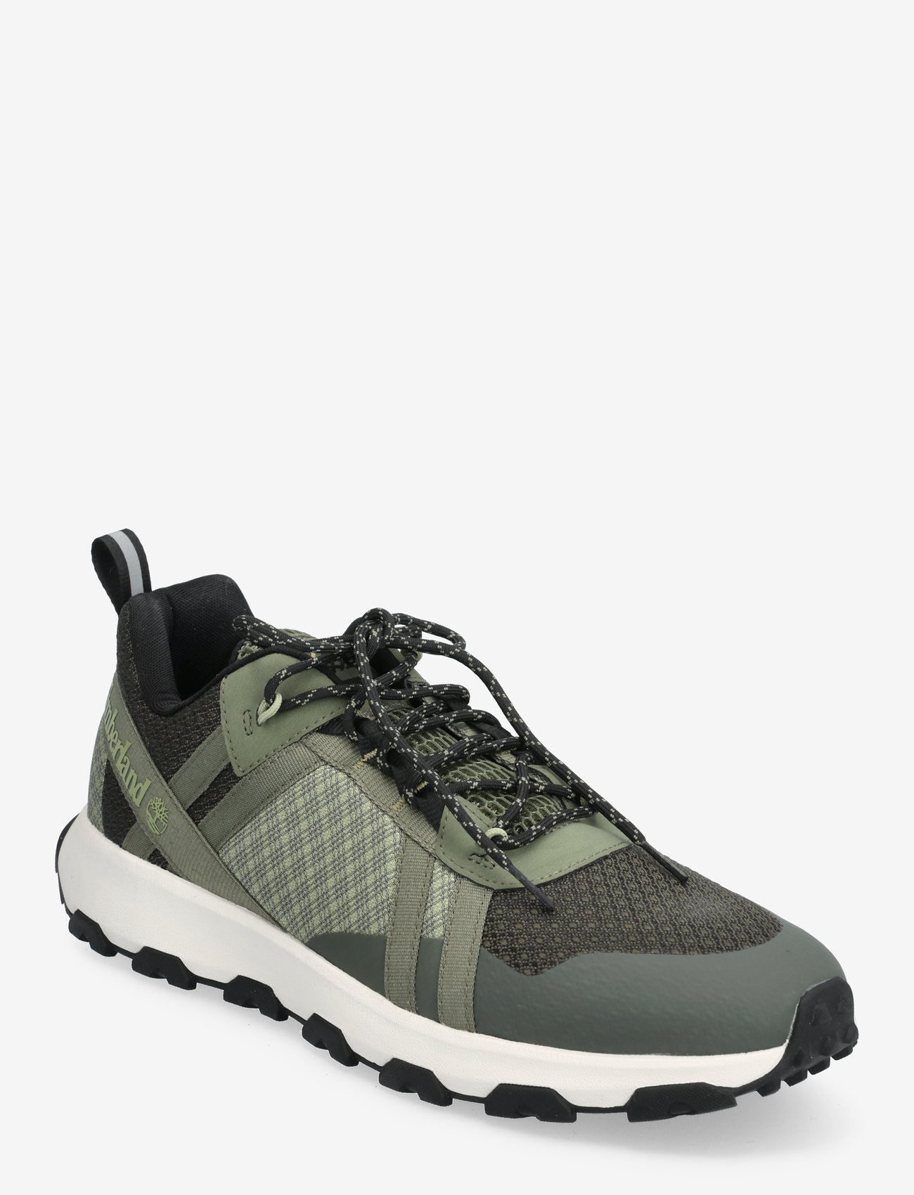 Timberland - LOW LACE UP SNEAKER - dk green mesh - 0