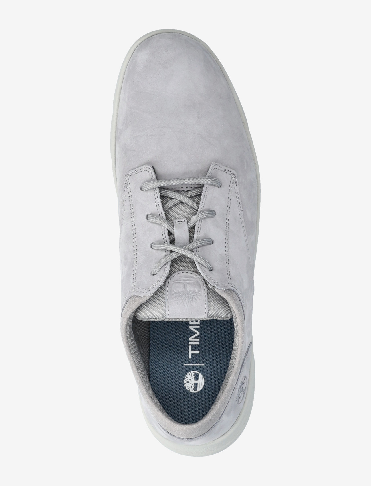 Timberland - PARKER STREET LOW LACE UP SNEAKER LIGHT GREY NUBUCK - madala säärega tossud - light grey - 3