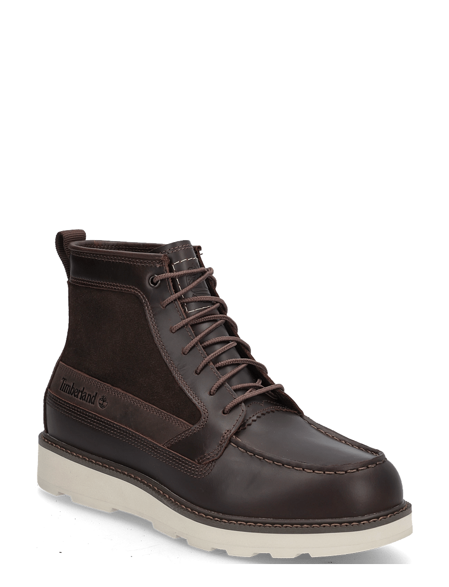 Timberland - MID LACE UP WATERPROOF BOOT - gummistiefel - dkbrn fg dkbrn - 0