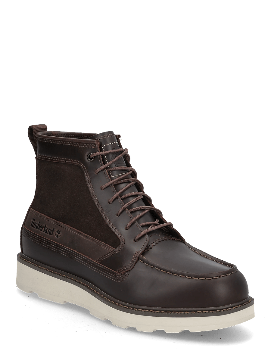 Timberland - MID LACE UP WATERPROOF BOOT - rain boots - dkbrn fg dkbrn - 0
