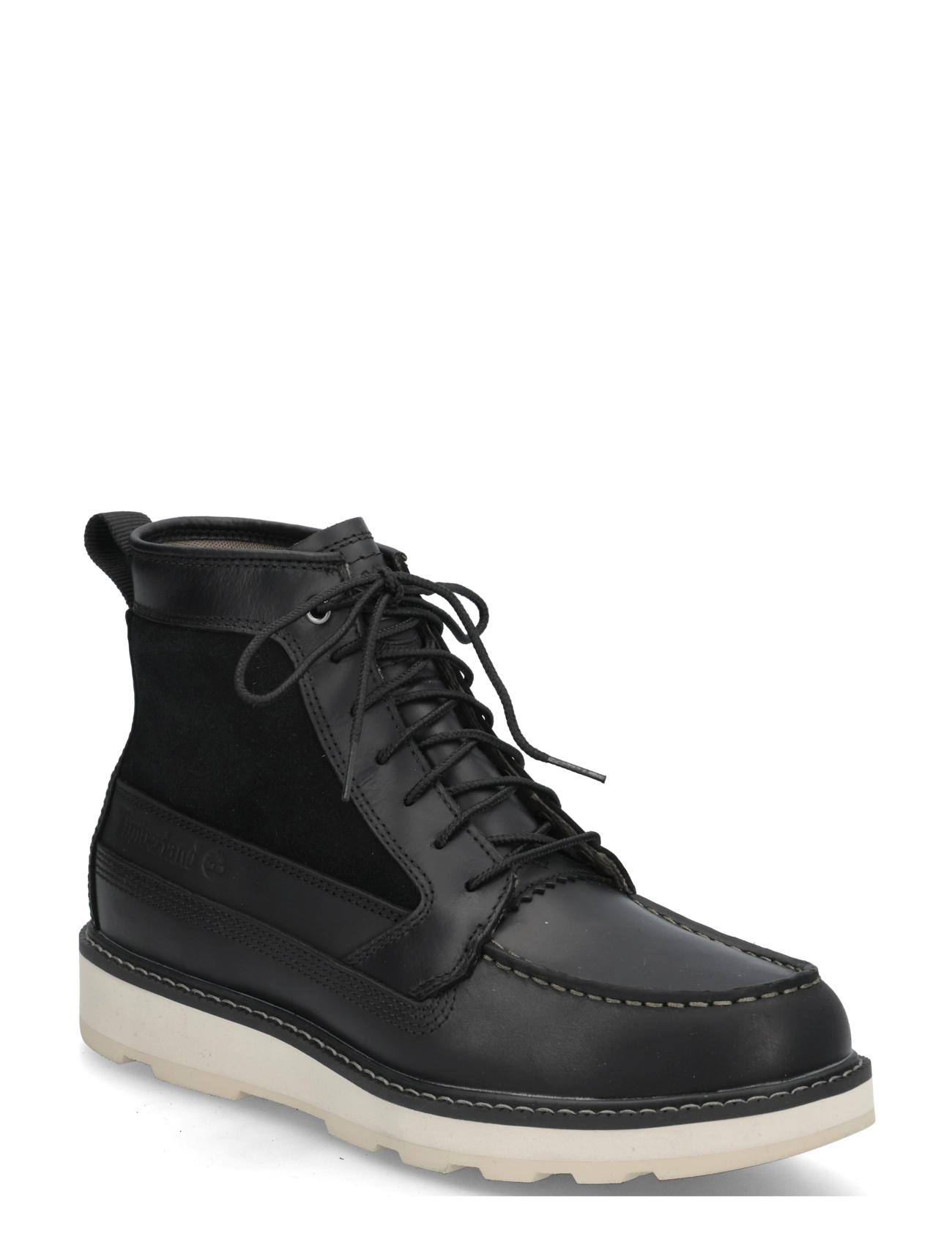 Timberland MID LACE UP WATERPROOF BOOT - Schuhe - BLK FULL GRAIN / black