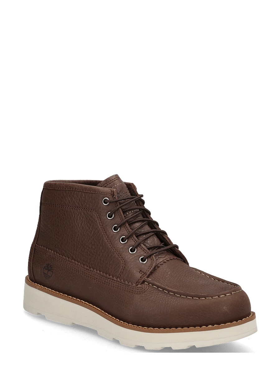 Timberland - MID LACE UP CHUKKA BOOT - dk brn f grain - 0
