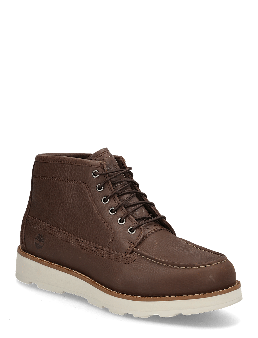 Timberland - MID LACE UP CHUKKA BOOT - chukka boots - dk brn f grain - 0