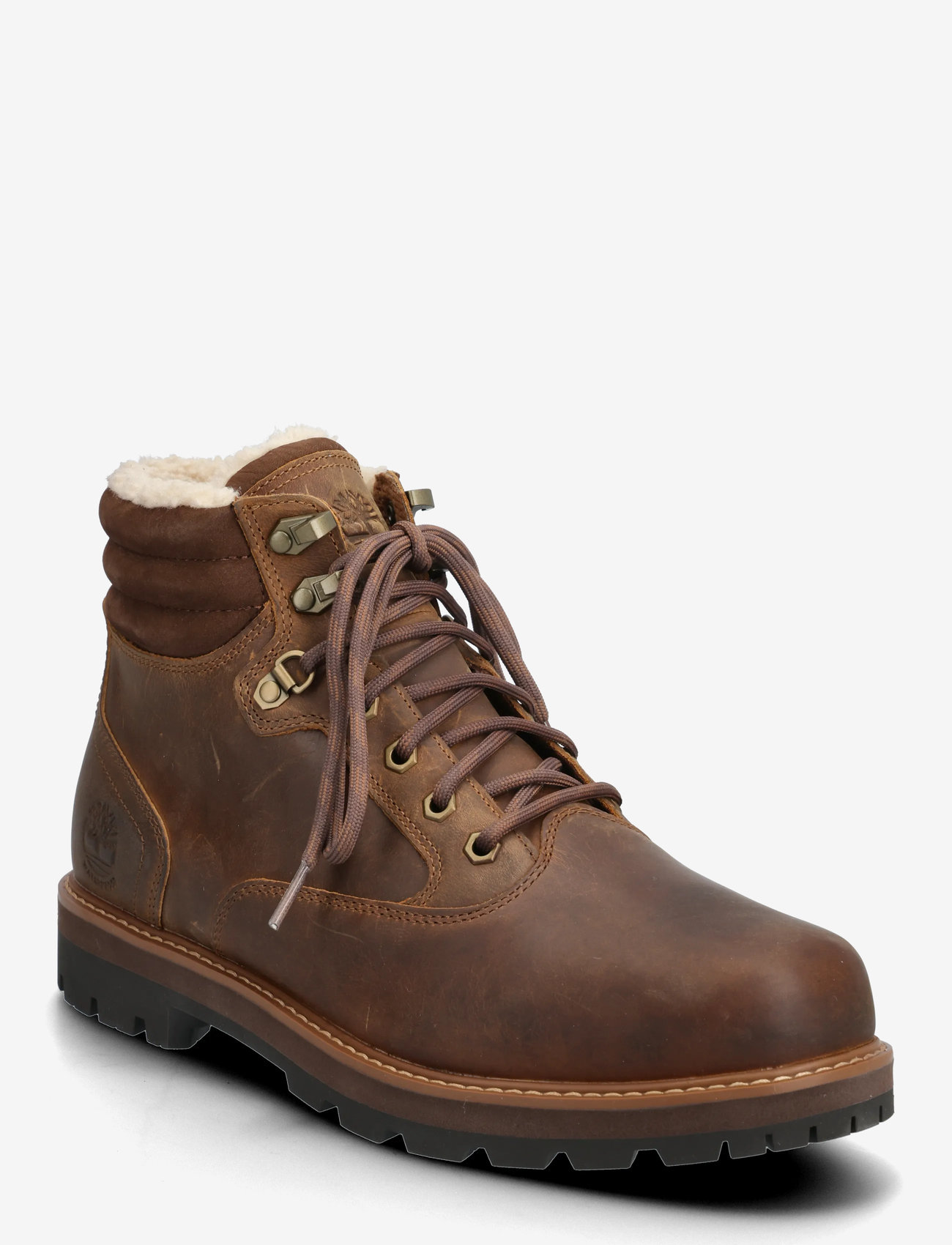 Timberland - MID WARM LINED WATERPROOF BOOT - winterstiefel - md brn f grain - 0