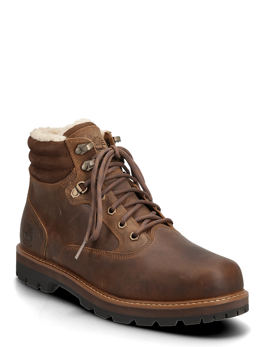 Timberland - MID WARM LINED WATERPROOF BOOT - vinterstøvler - md brn f grain - 0