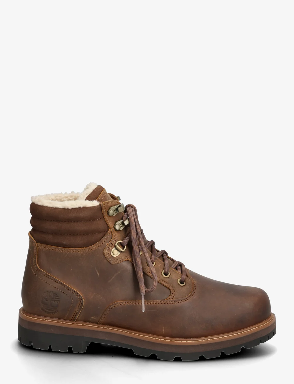 Timberland - MID WARM LINED WATERPROOF BOOT - vinterkängor - md brn f grain - 1