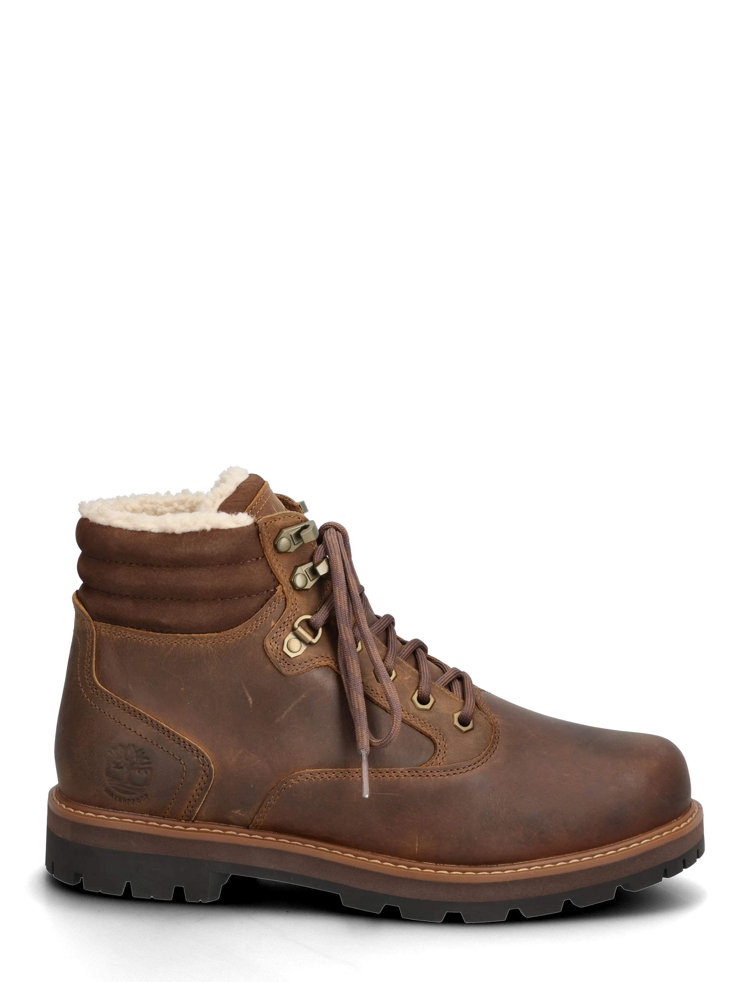 Timberland - MID WARM LINED WATERPROOF BOOT - vinterstøvler - md brn f grain - 1