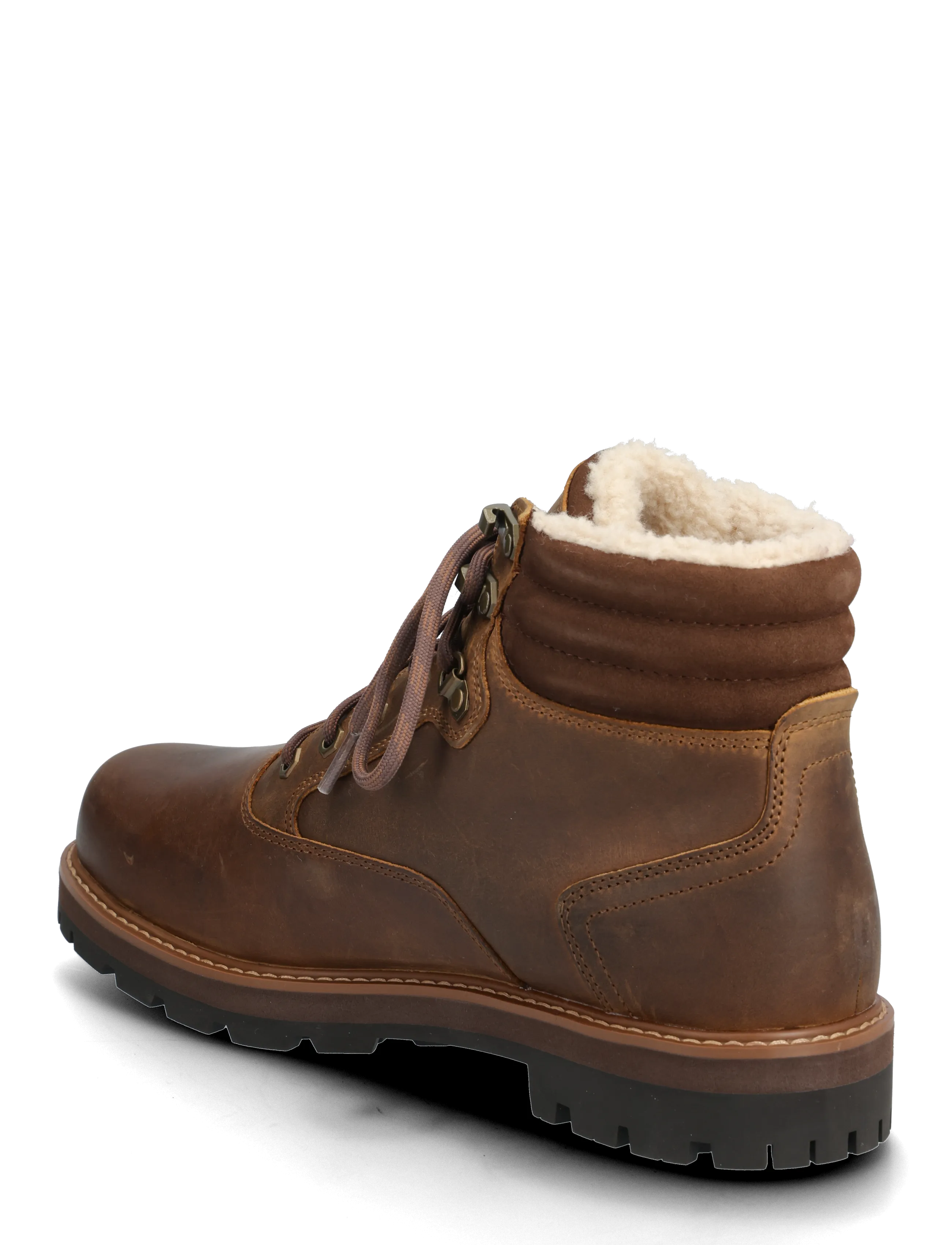 Timberland - MID WARM LINED WATERPROOF BOOT - vinterstøvler - md brn f grain - 2