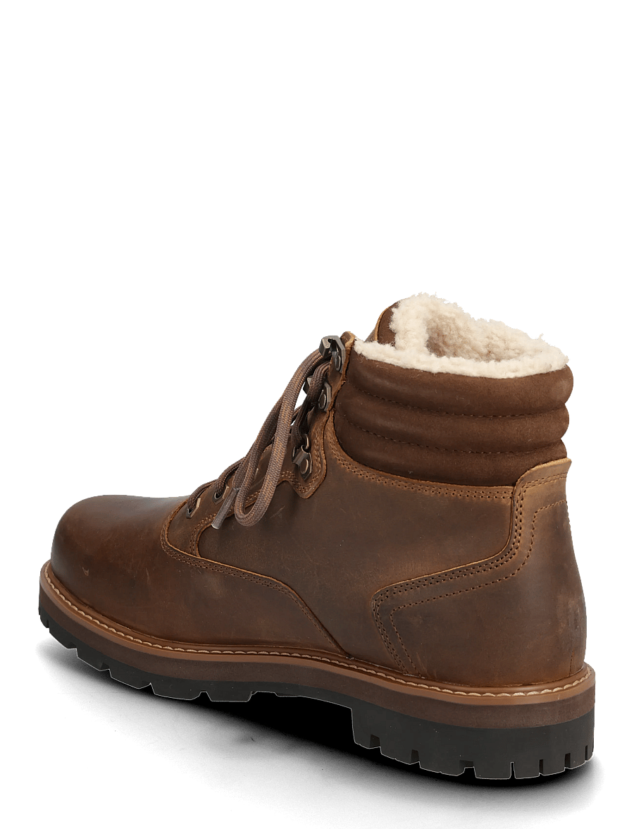 Timberland - MID WARM LINED WATERPROOF BOOT - vinterstøvler - md brn f grain - 2