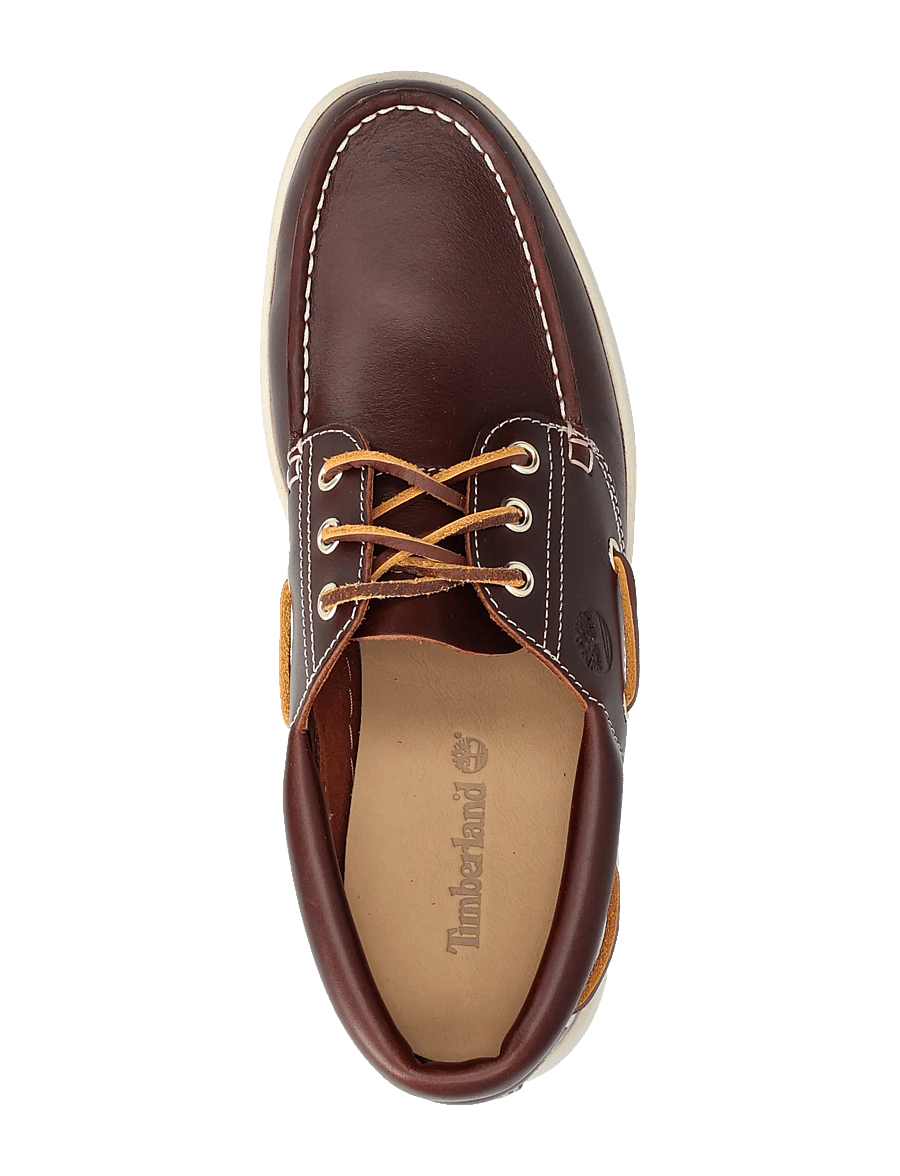 Timberland - PORTOFINO PIER BOAT SHOE BURGUNDY FULL GRAIN - osta stiili järgi - burgundy - 3