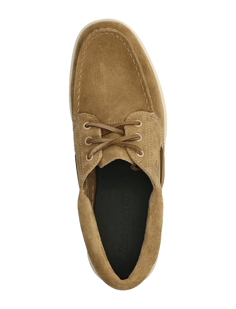 Timberland - PORTOFINO PIER BOAT SHOE MEDIUM BEIGE SUEDE - shop efter stil - medium beige - 3