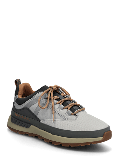 Euro Trekker Low Lace Up Sneaker Light Grey Mesh - Vandresko