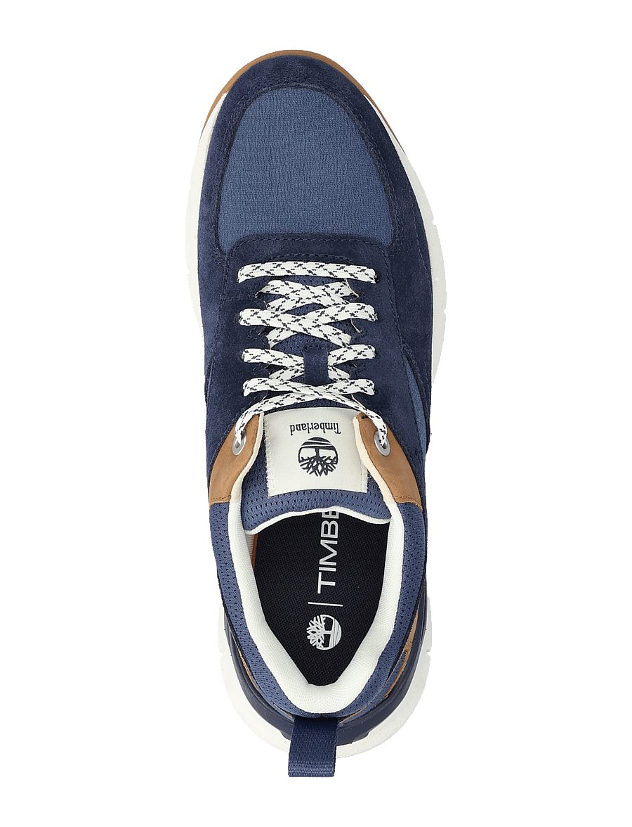 Timberland - Voyager Park LOW LACE UP SNEAKER DARK BLUE MESH - low tops - dark blue - 3