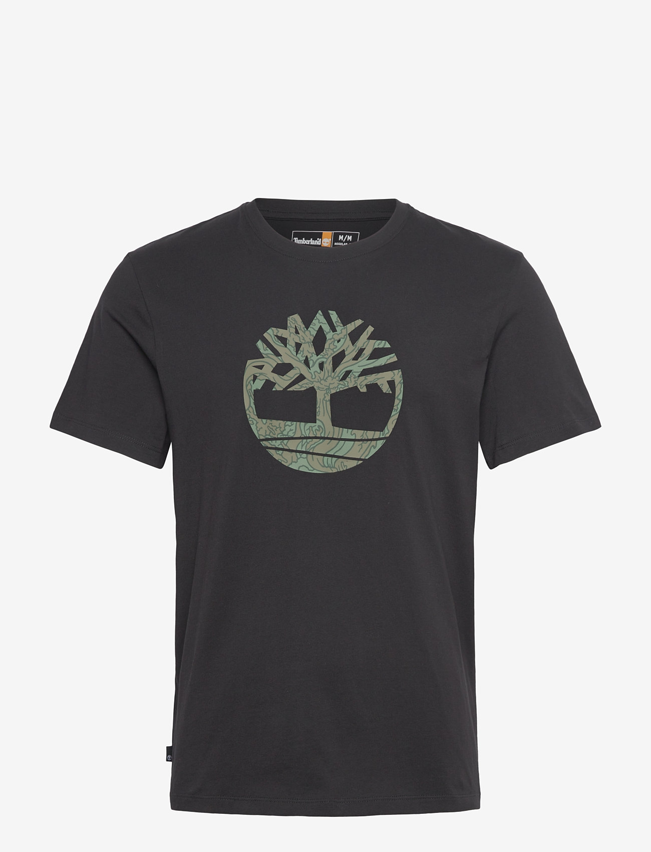 Timberland - Camo Tree Logo Short Sleeve Tee - kurzärmelig - black - 0