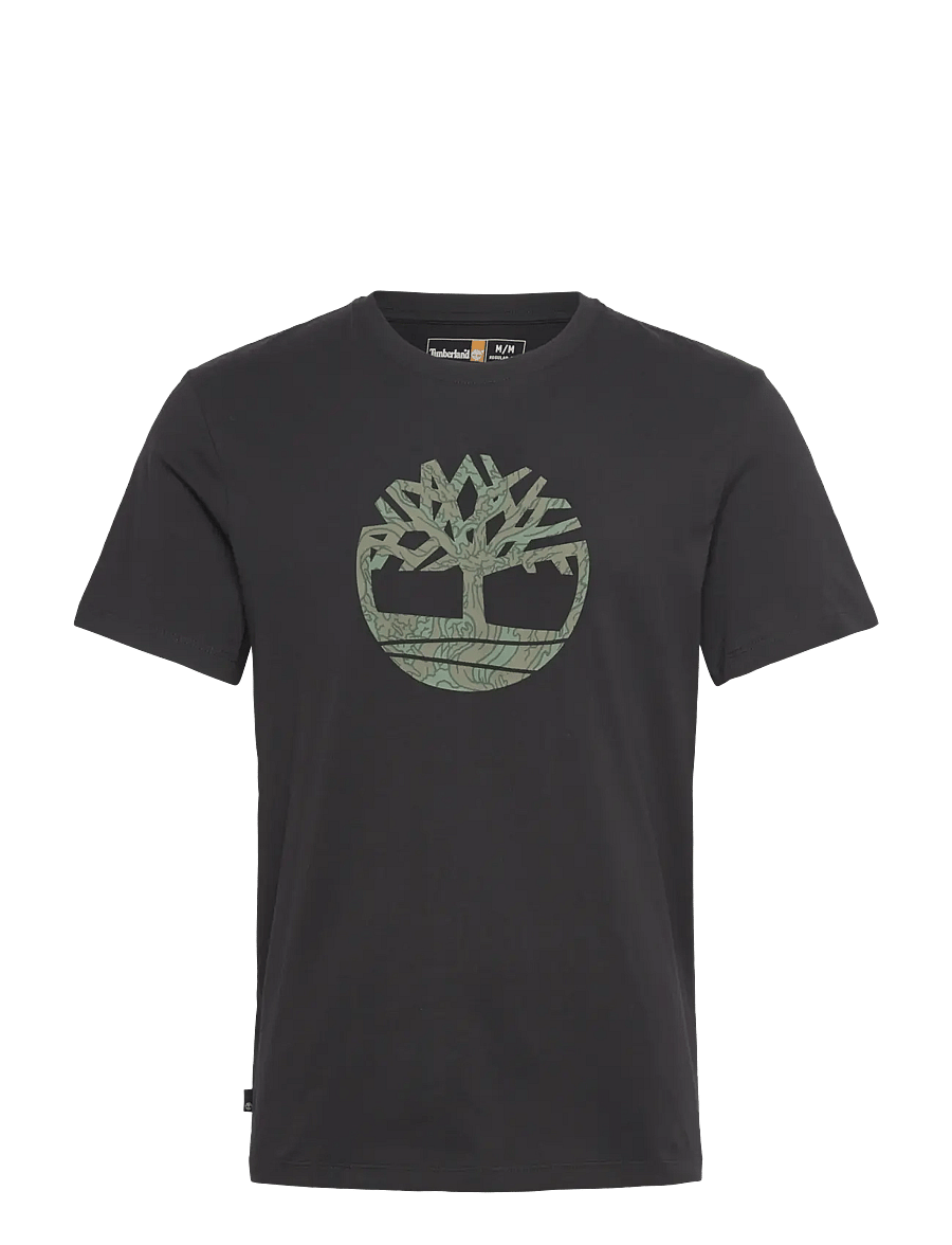 Timberland - Camo Tree Logo Short Sleeve Tee - black - 0